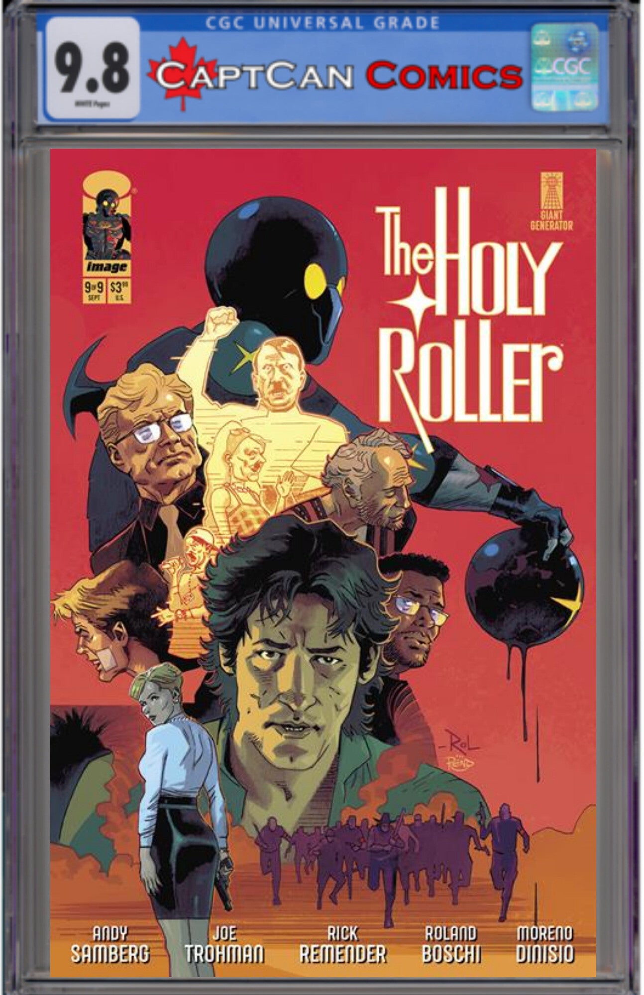 HOLY ROLLER #9 (OF 9) CVR A ROLAND BOSCHI & MORENO DINISIO