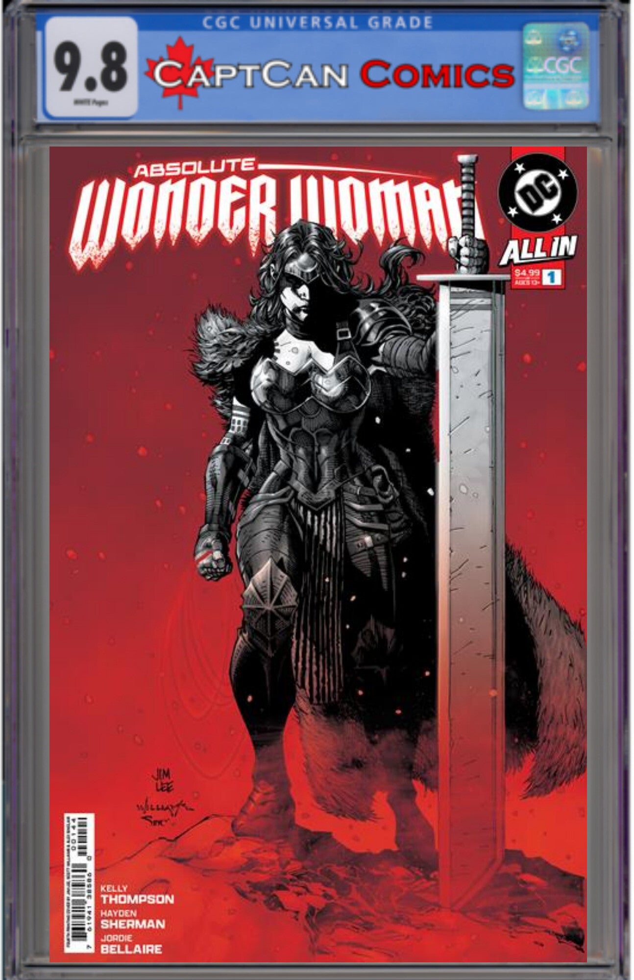 ABSOLUTE WONDER WOMAN #1 Fourth Printing Cvr A Jim Lee