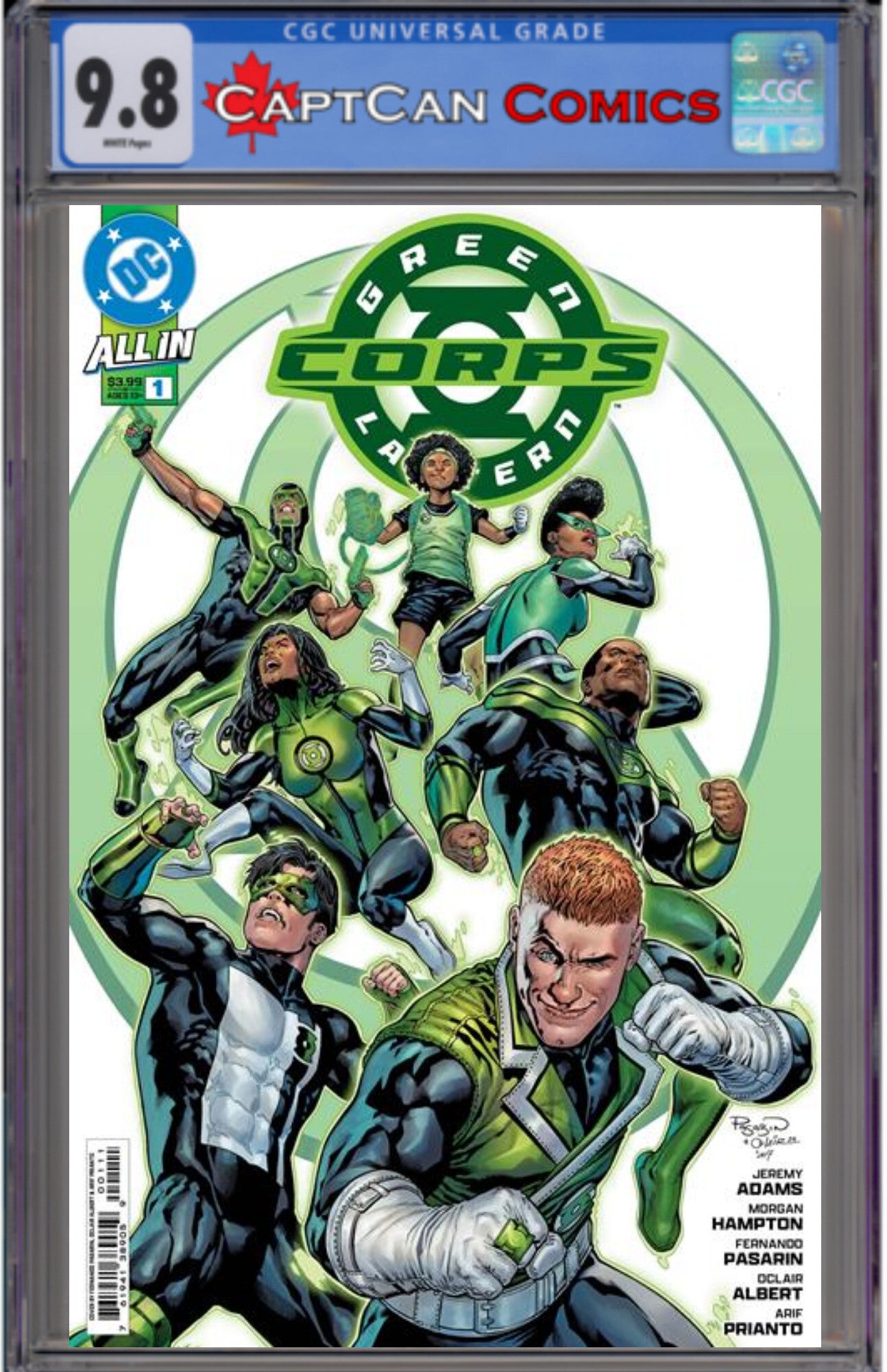 GREEN LANTERN CORPS #1 CVR A FERNANDO PASARIN & OCLAIR ALBERT