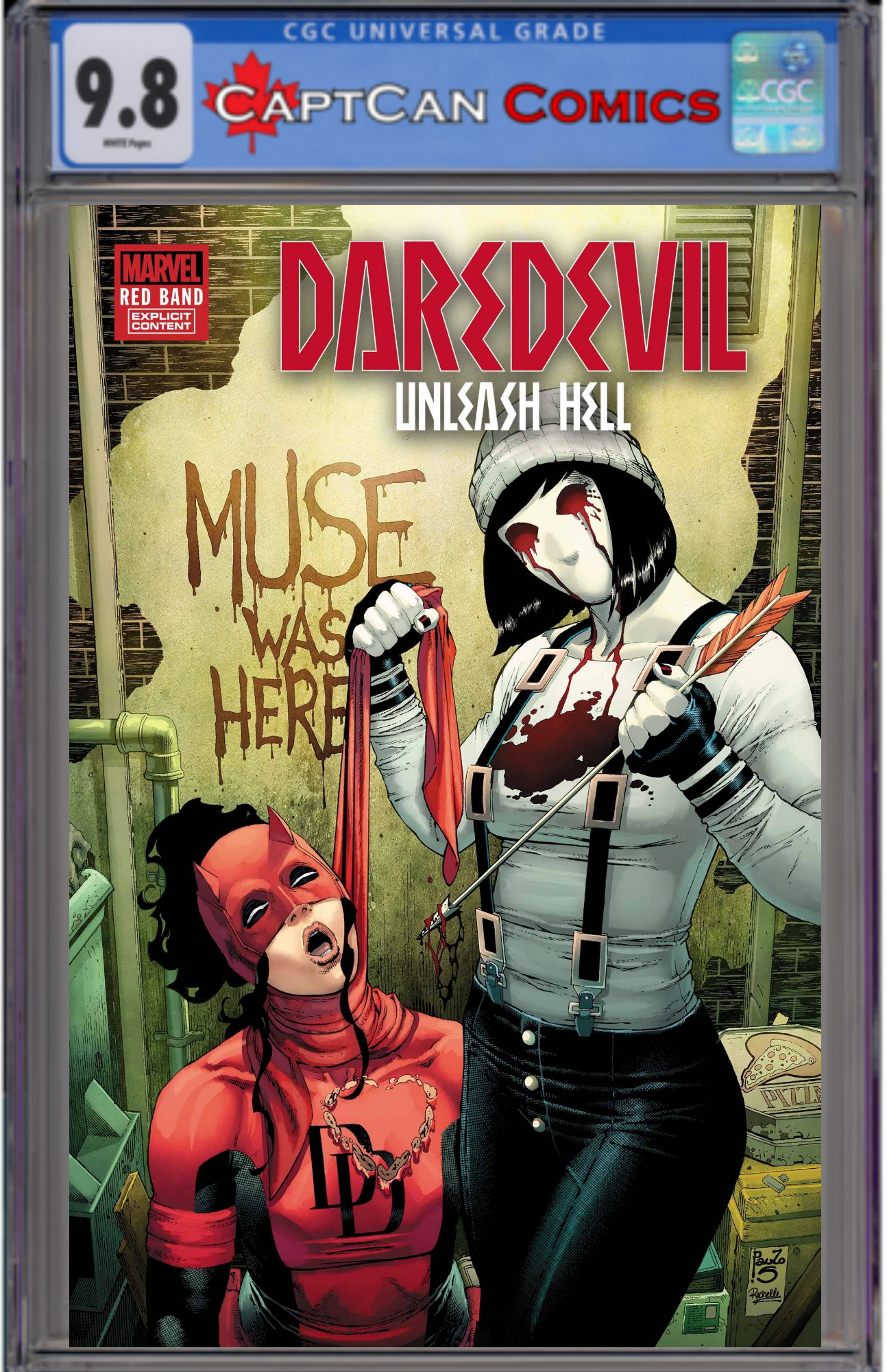 DAREDEVIL UNLEASH HELL RED BAND #3 (OF 5) (POLYBAG)