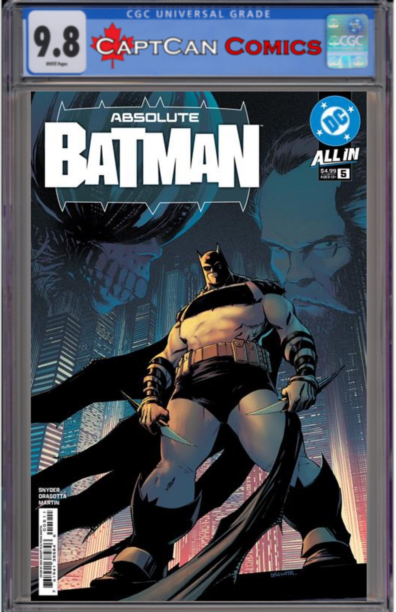 ABSOLUTE BATMAN #5 CVR A NICK DRAGOTTA