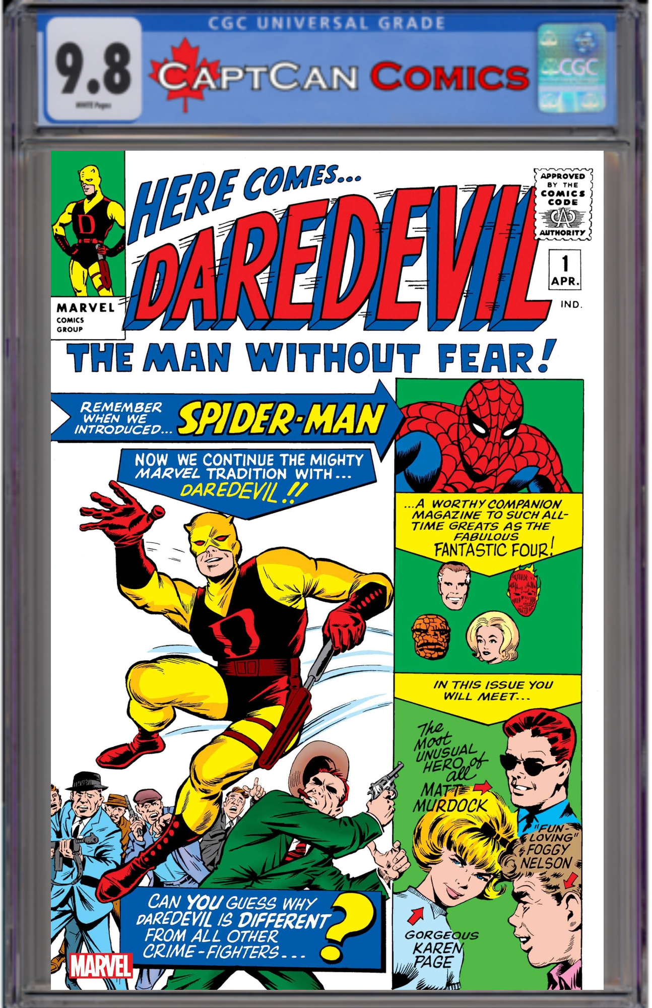 DAREDEVIL #1 FACSIMILE ED