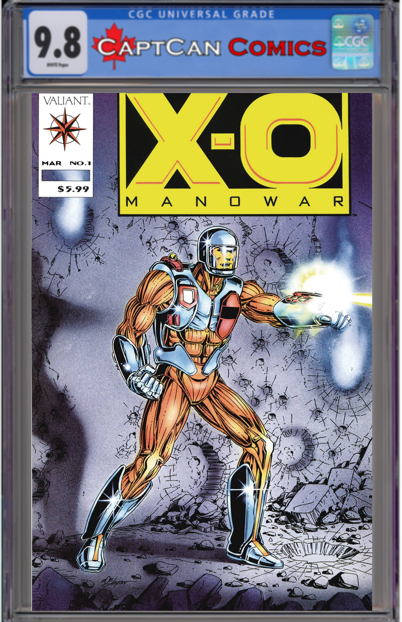 X-O MANOWAR #1 (1992) FACSIMILE ED