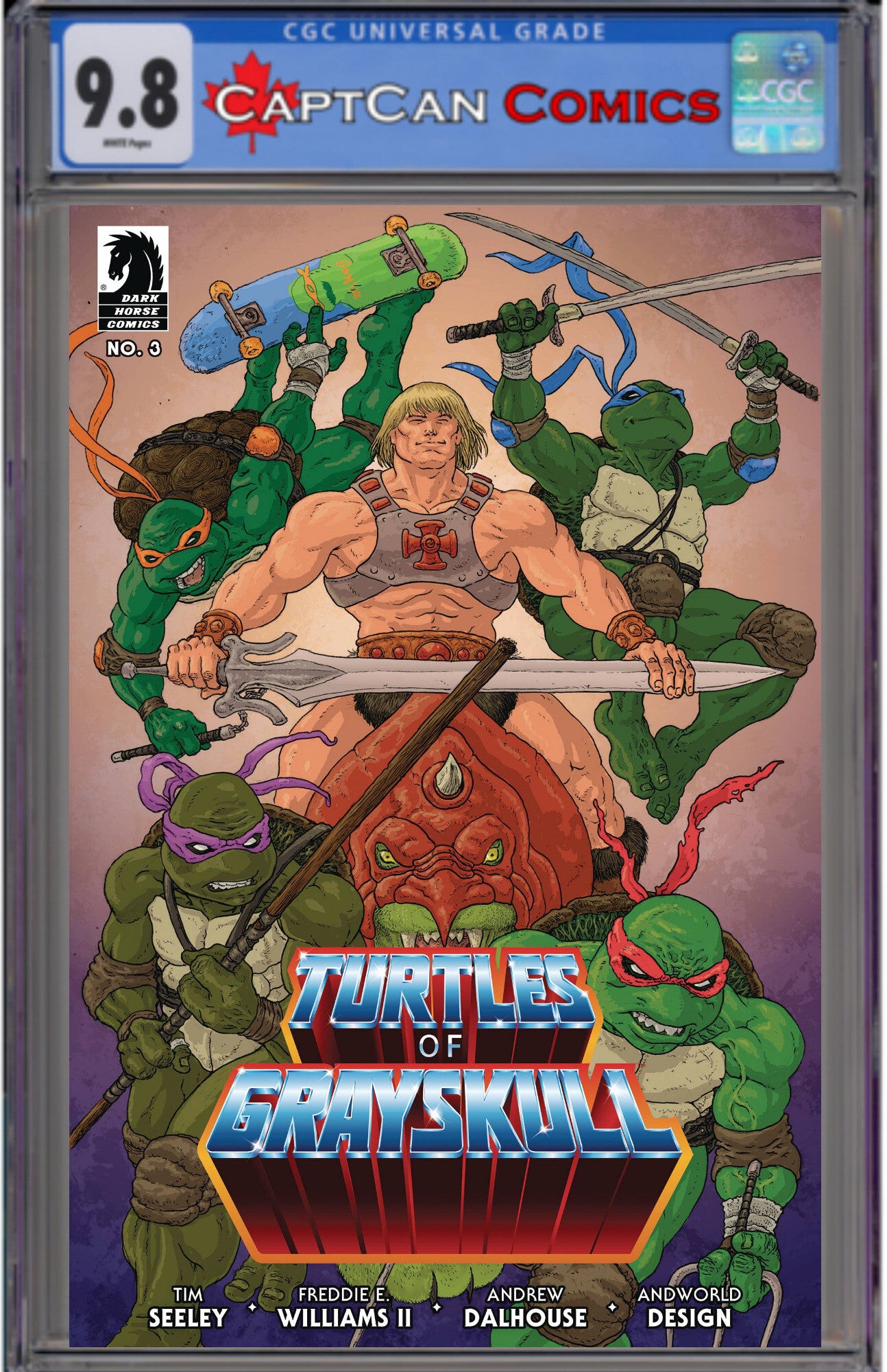 MASTERS OF UNIVERSE TMNT TURTLES OF GRAYSKULL #3 CVR C VILLA