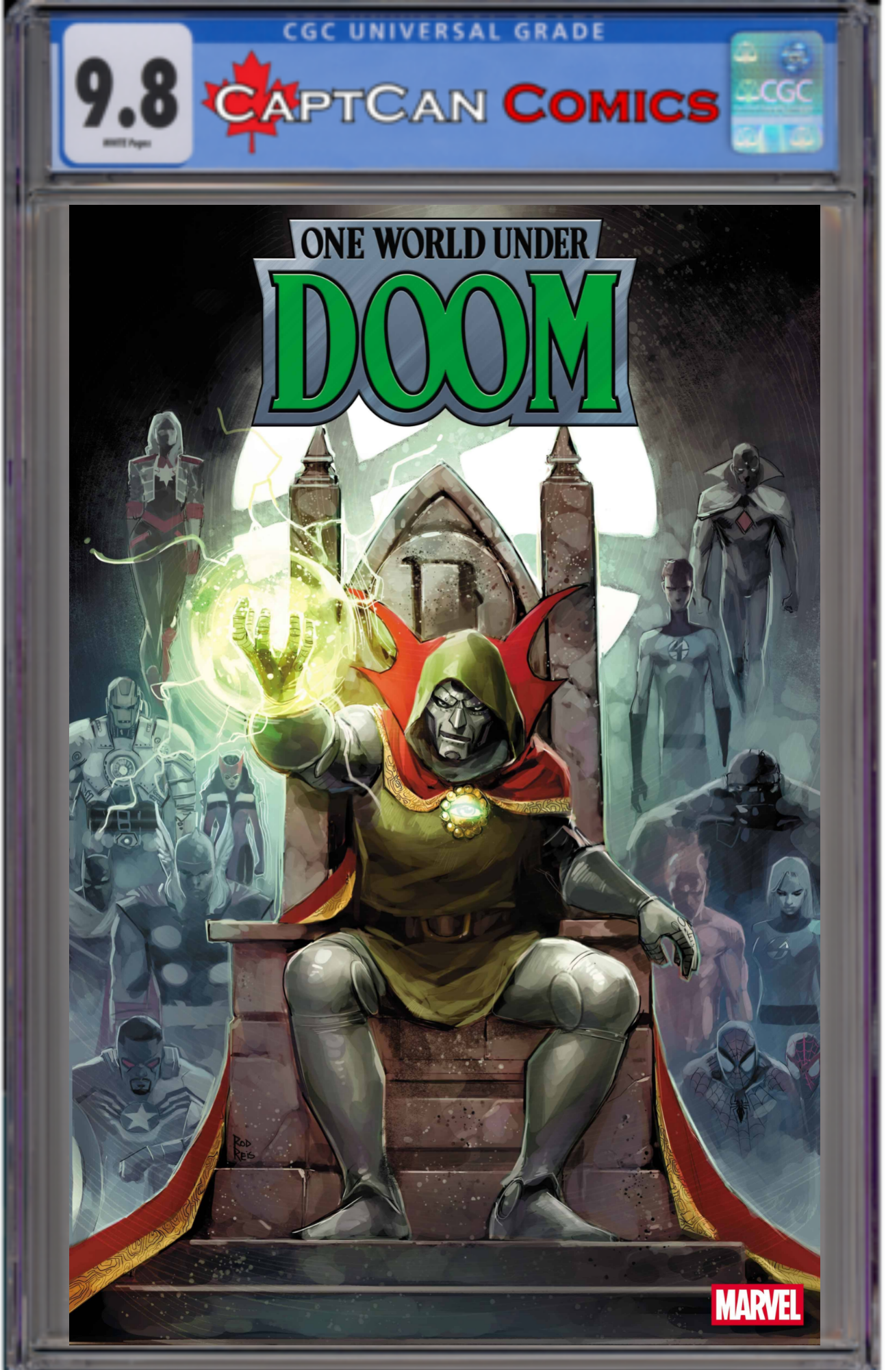 ONE WORLD UNDER DOOM #1 (OF 9) ROD REIS VAR