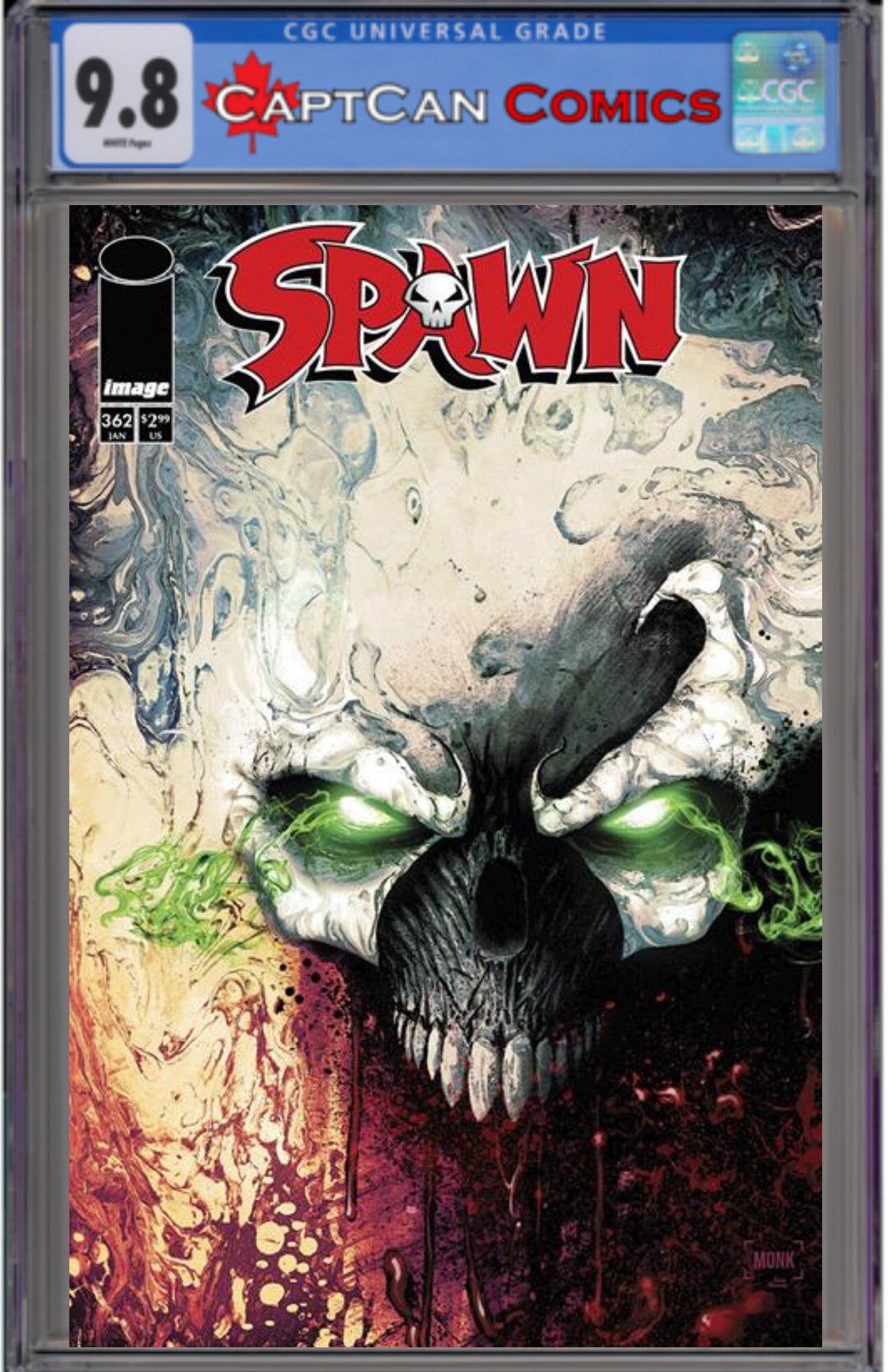 SPAWN #362 CVR B JEFF MONK VAR