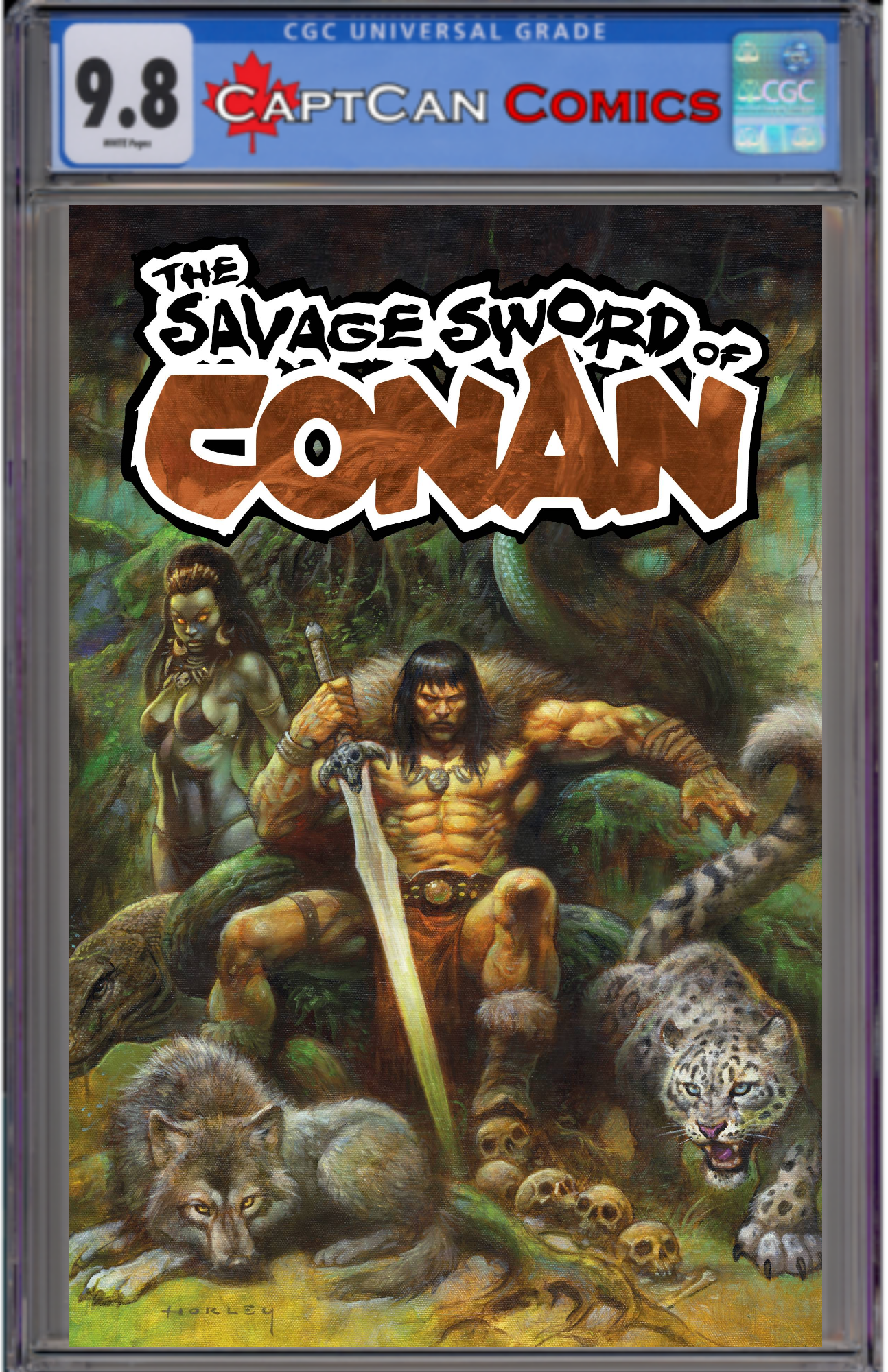 SAVAGE SWORD OF CONAN #7 CVR A HORLEY (MR)