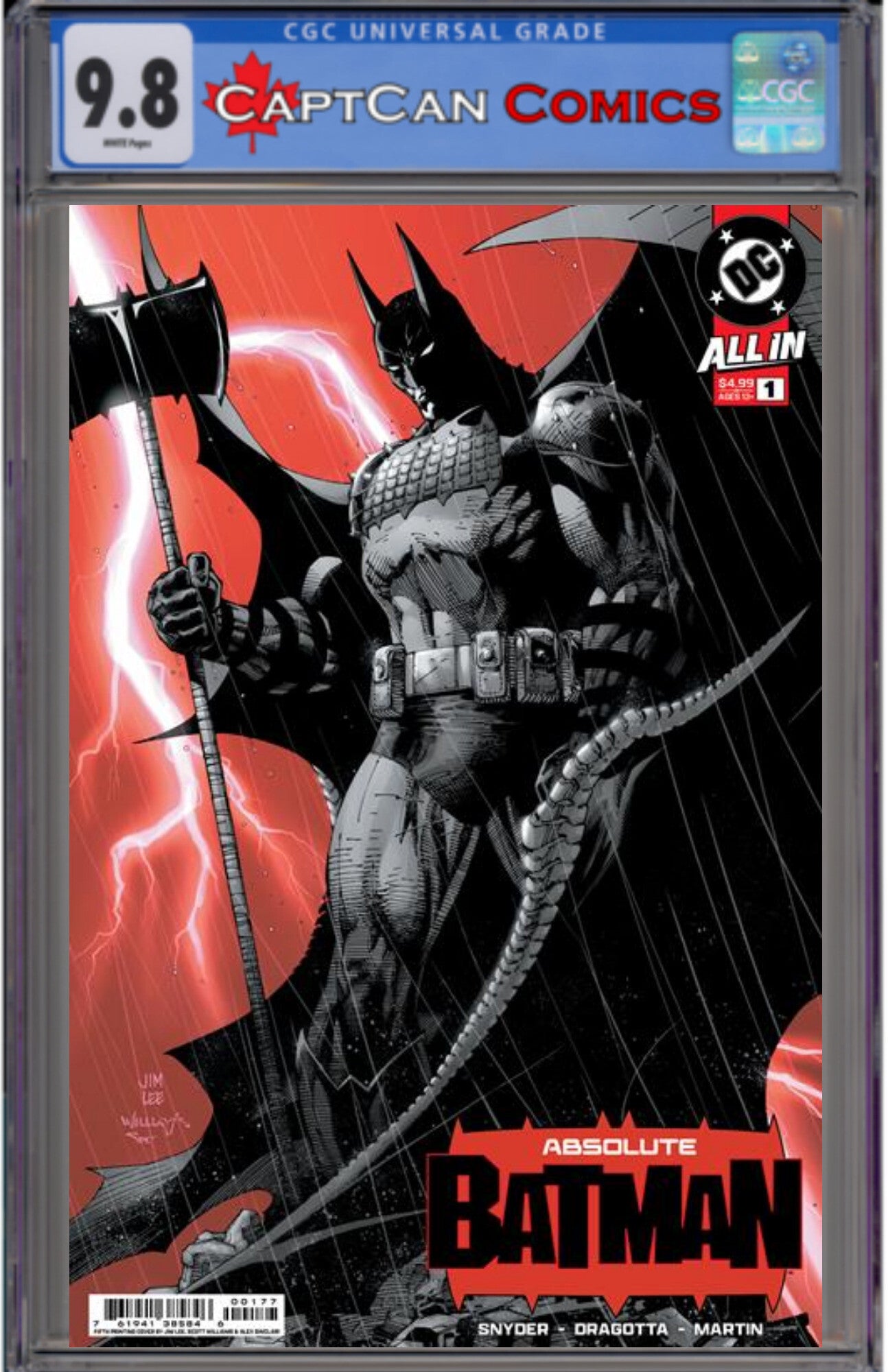 ABSOLUTE BATMAN #1 Fifth Printing Cvr A Jim Lee