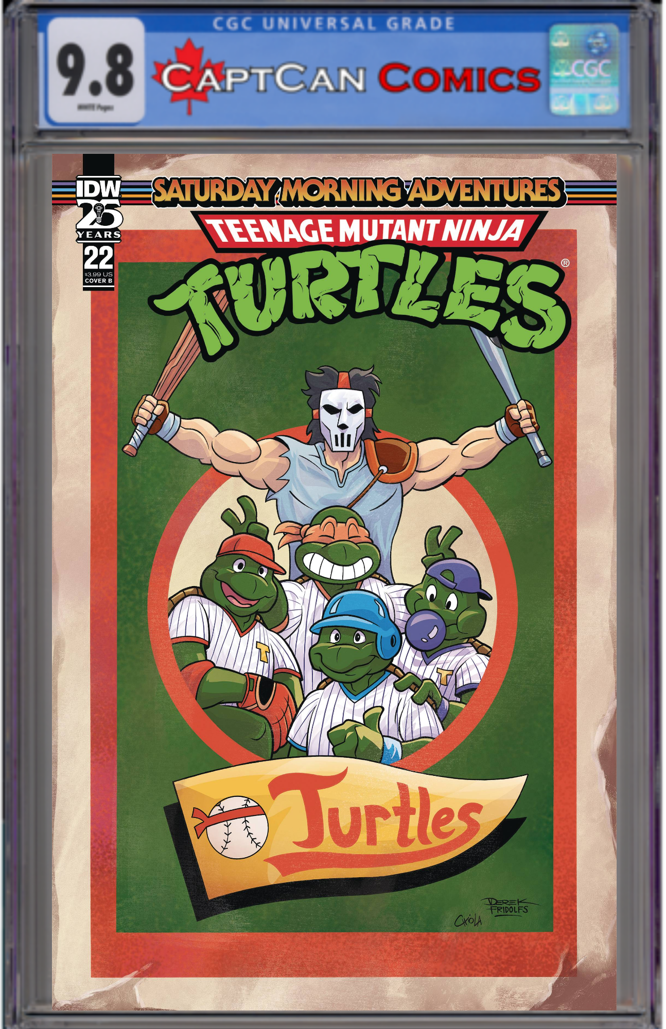 TMNT SATURDAY MORNING ADV #22 CVR B FRIDOLFS