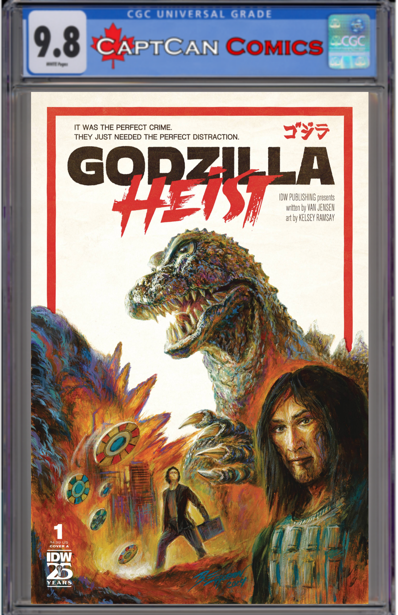 GODZILLA HEIST #1 CVR A EGGLETON