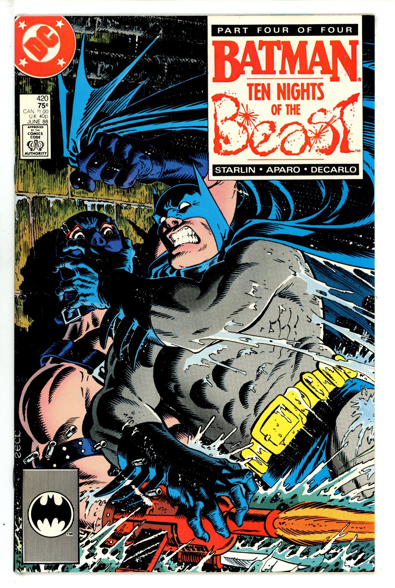 Batman Vol 1 420 VF (1988)