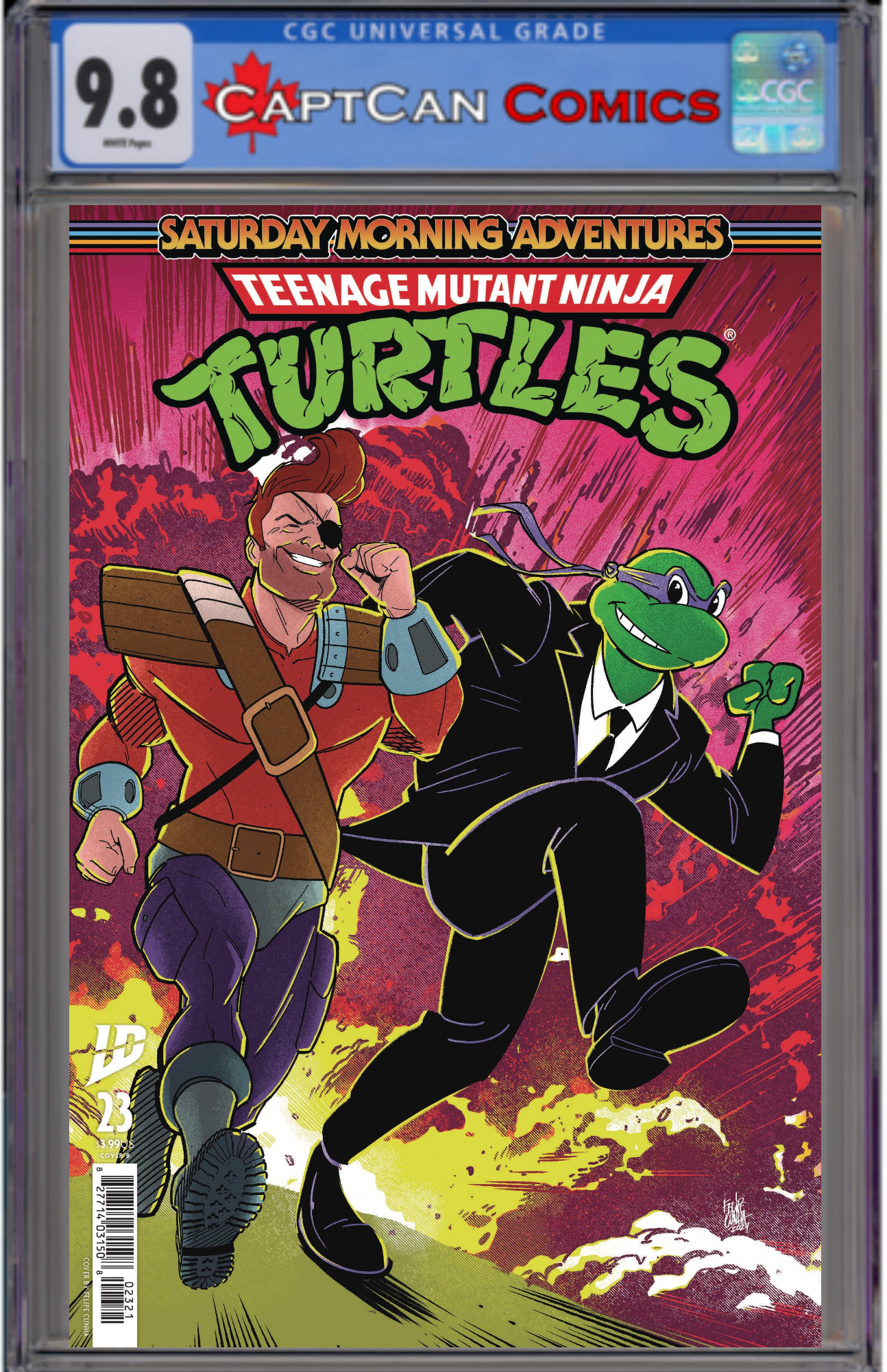 TMNT SATURDAY MORNING ADV #23 CVR B CUNHA