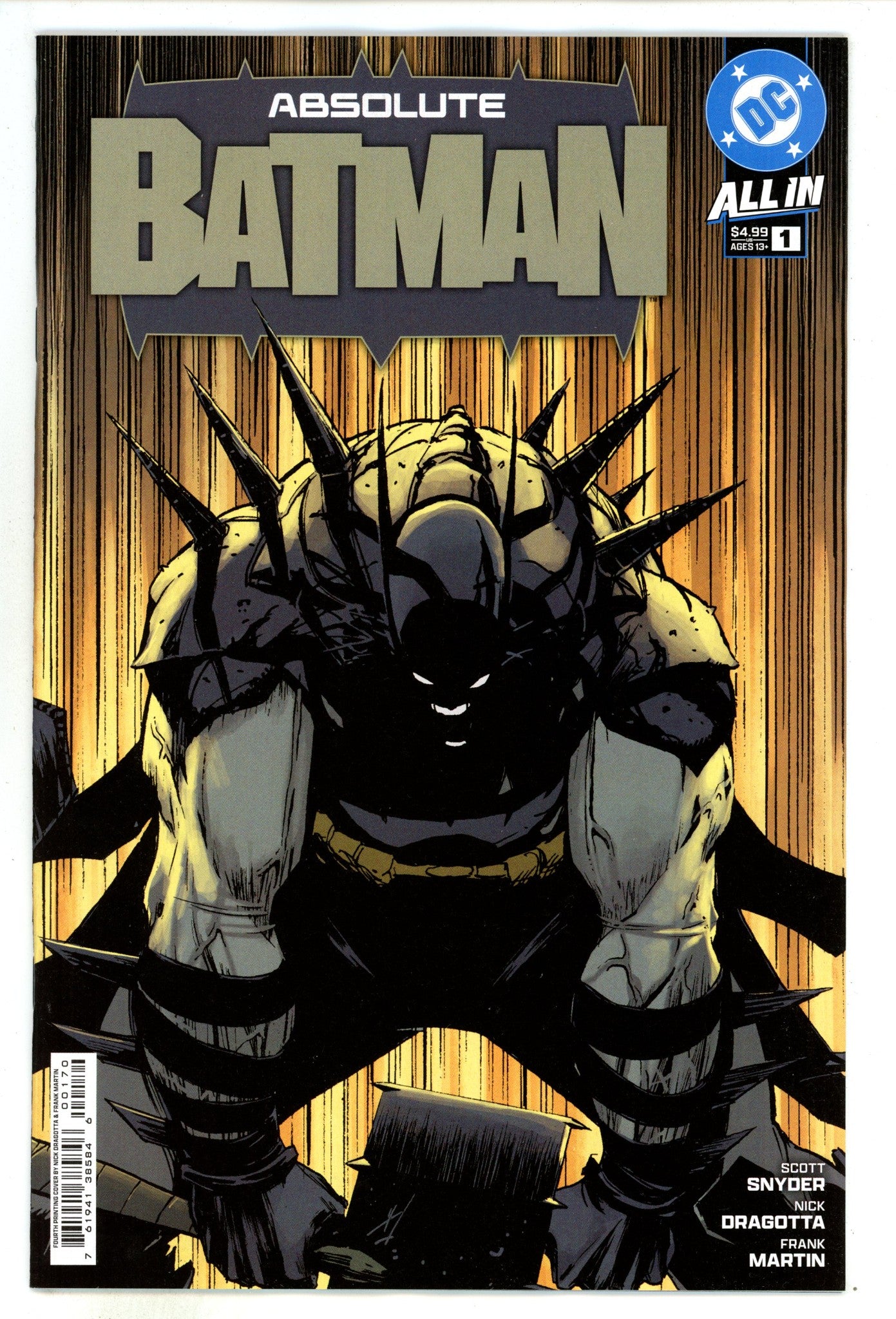 Absolute Batman  1   4Th Print   (2024)