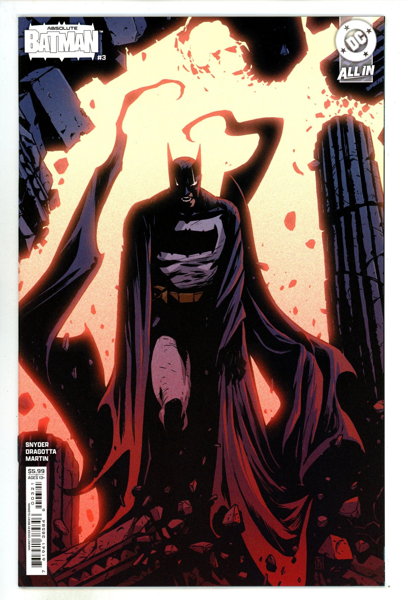 Absolute Batman 3 Cloonan Variant (2024)