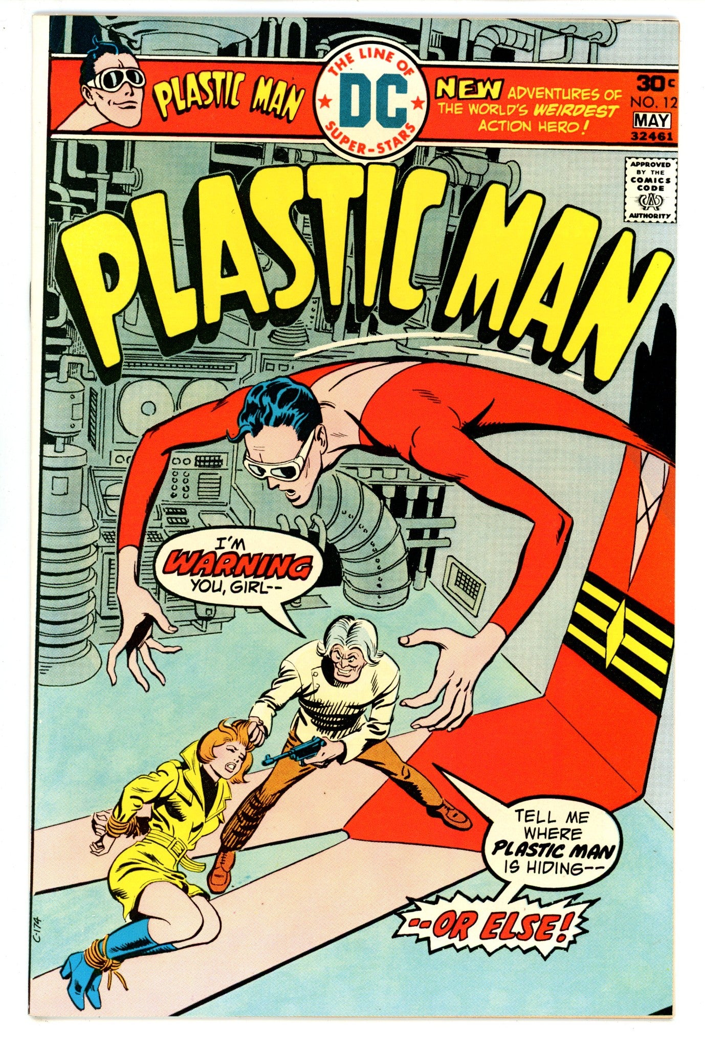 Plastic Man Vol 1 12 VF (8.0) (1976) 