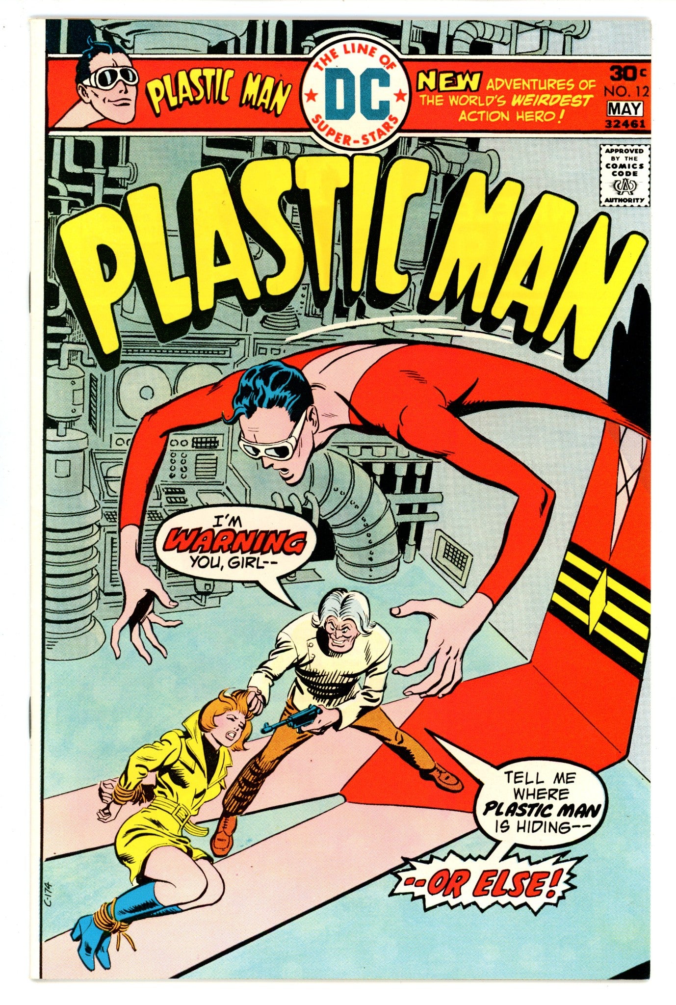 Plastic Man Vol 1 12 VF+ (8.5) (1976) 