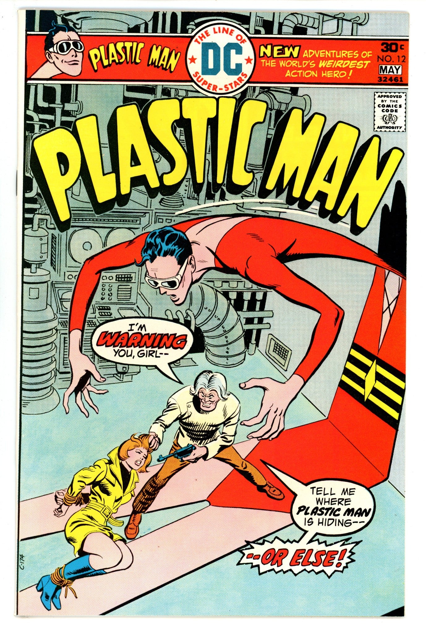 Plastic Man Vol 1 12 NM- (9.2) (1976) 