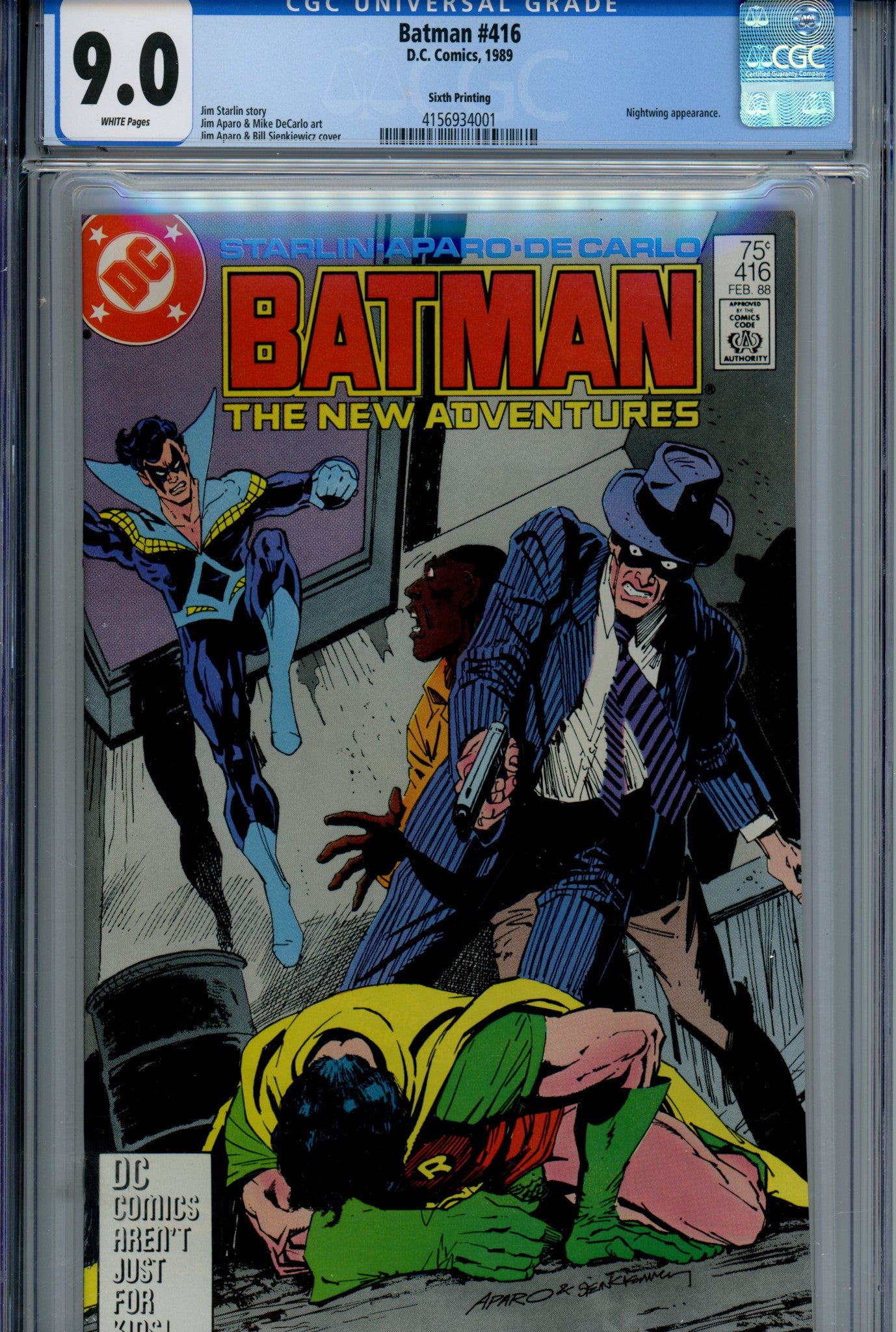 Batman Vol 1 416 6Th Print CGC 9.0 (1989)