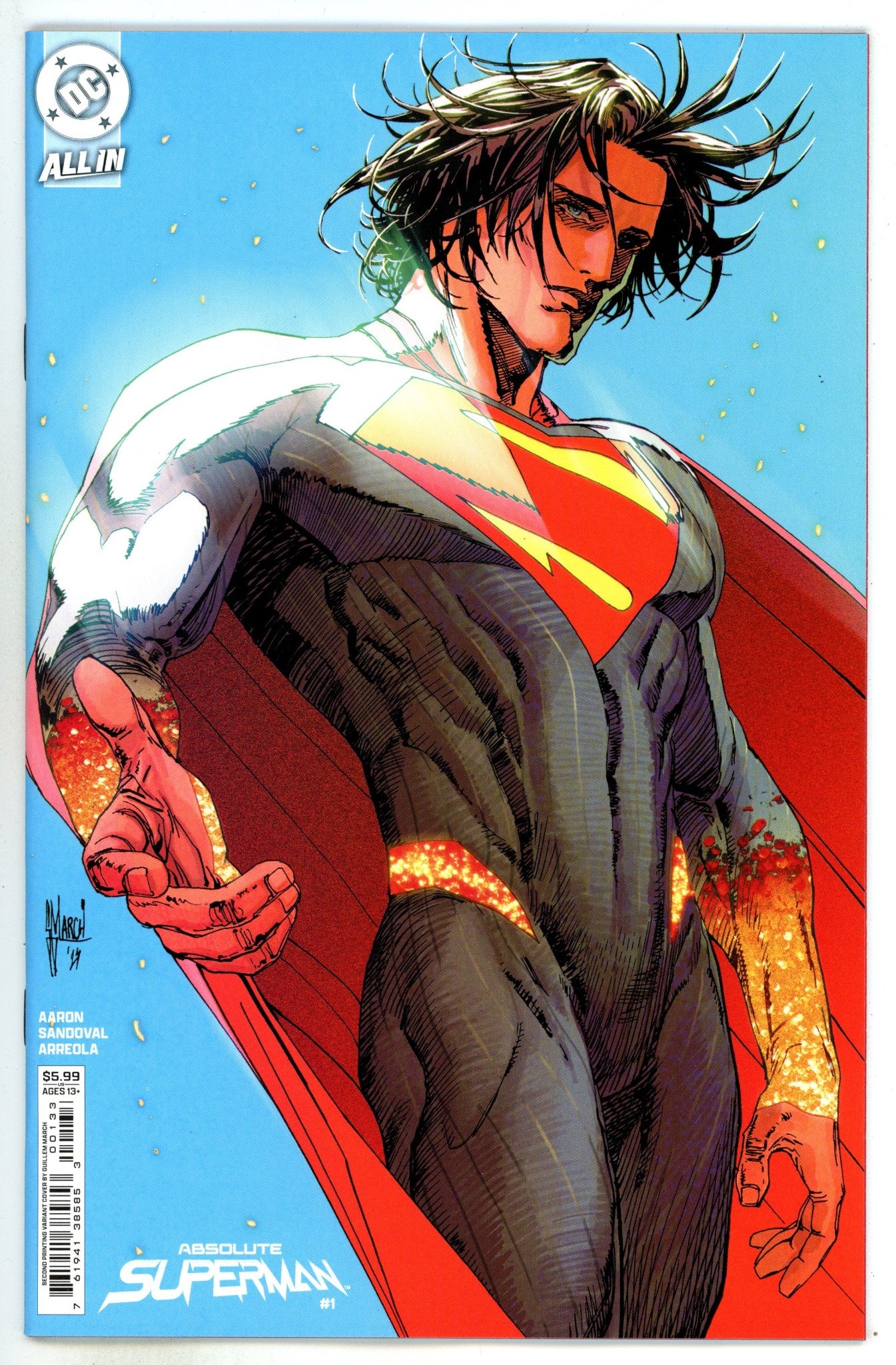 Absolute Superman 1 March 2nd Print Variant (2024)