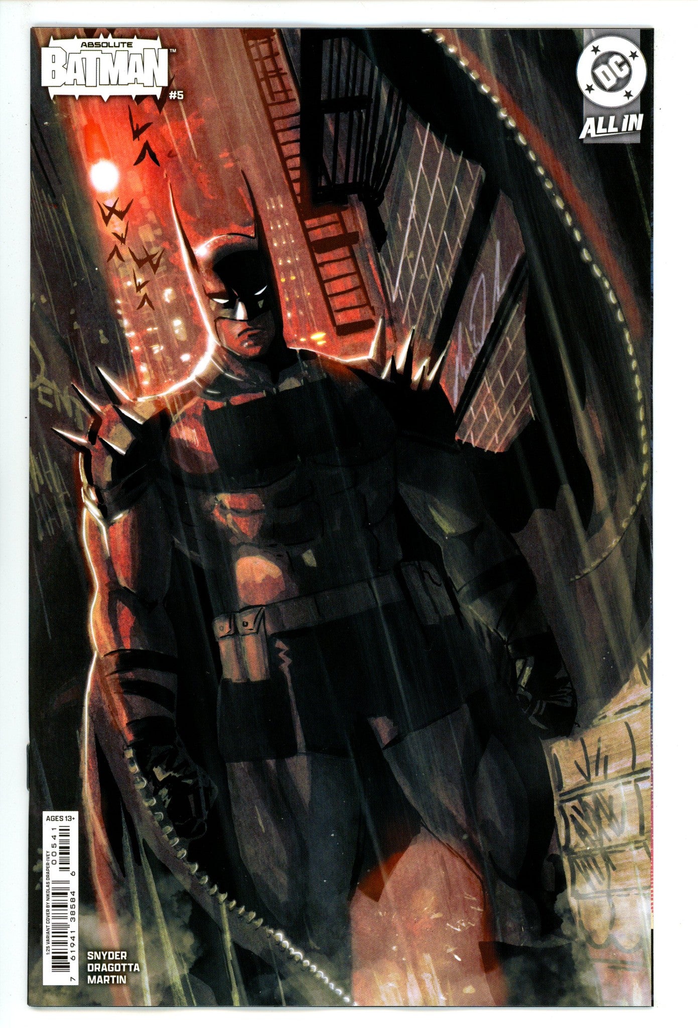 Absolute Batman 5 Draper-Ivey Incentive Variant NM+ (2025)