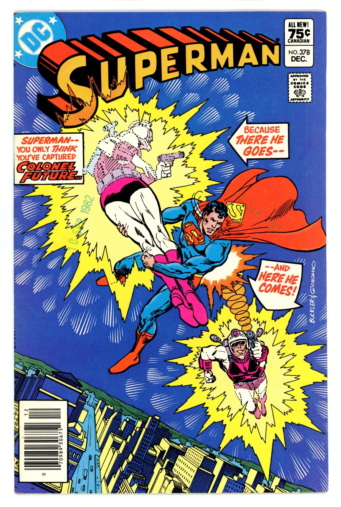 Superman Vol 1 378 FN (6.0) (1982) Canadian Price Variant 