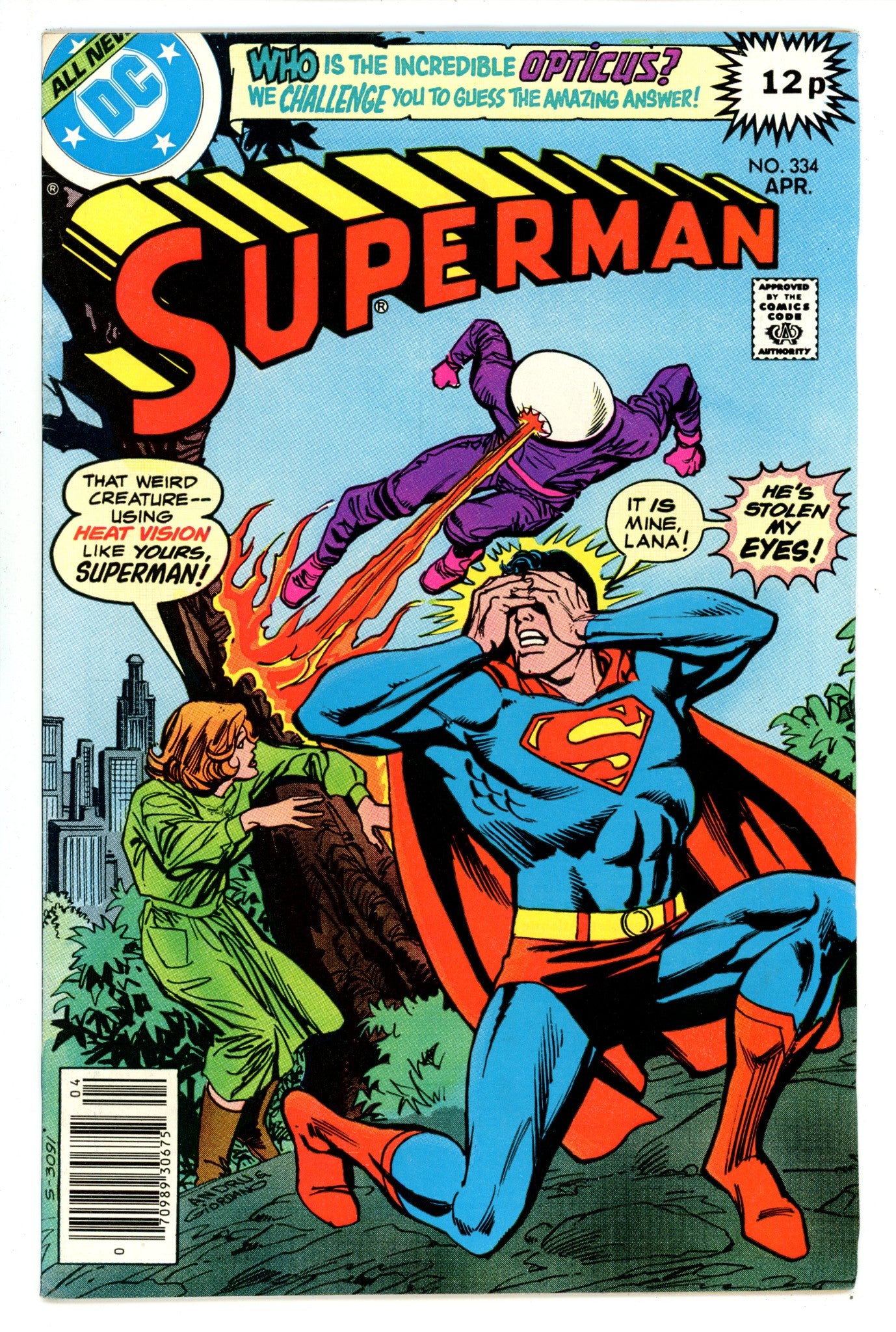 Superman Vol 1 334 FN+ (6.5) Pence (1979) 