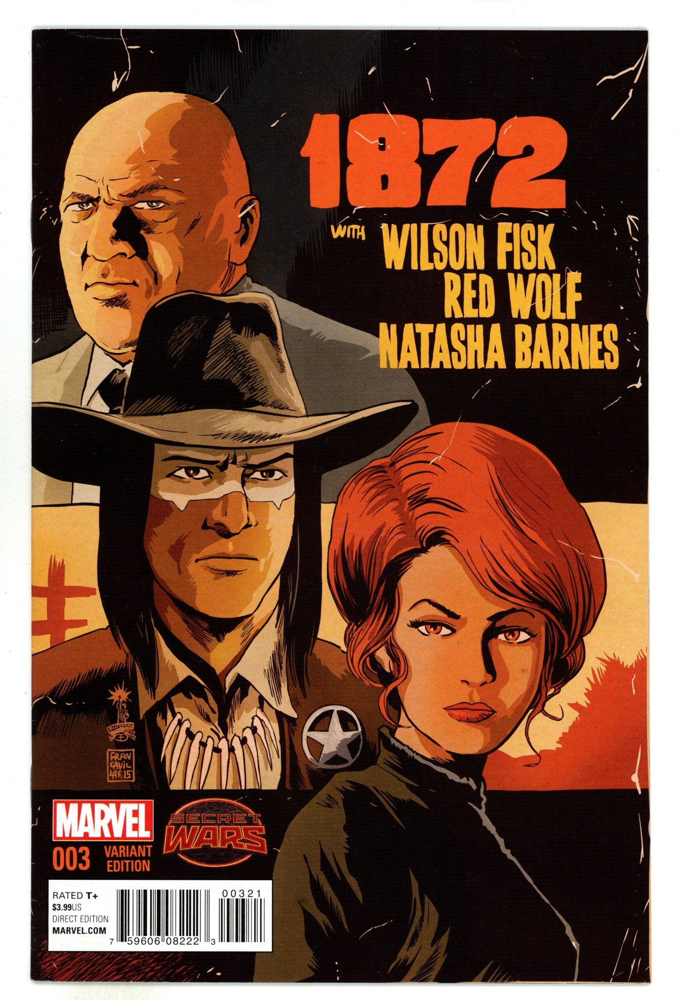 1872 3 VF- (7.5) (2015) Francavilla Incentive Variant 