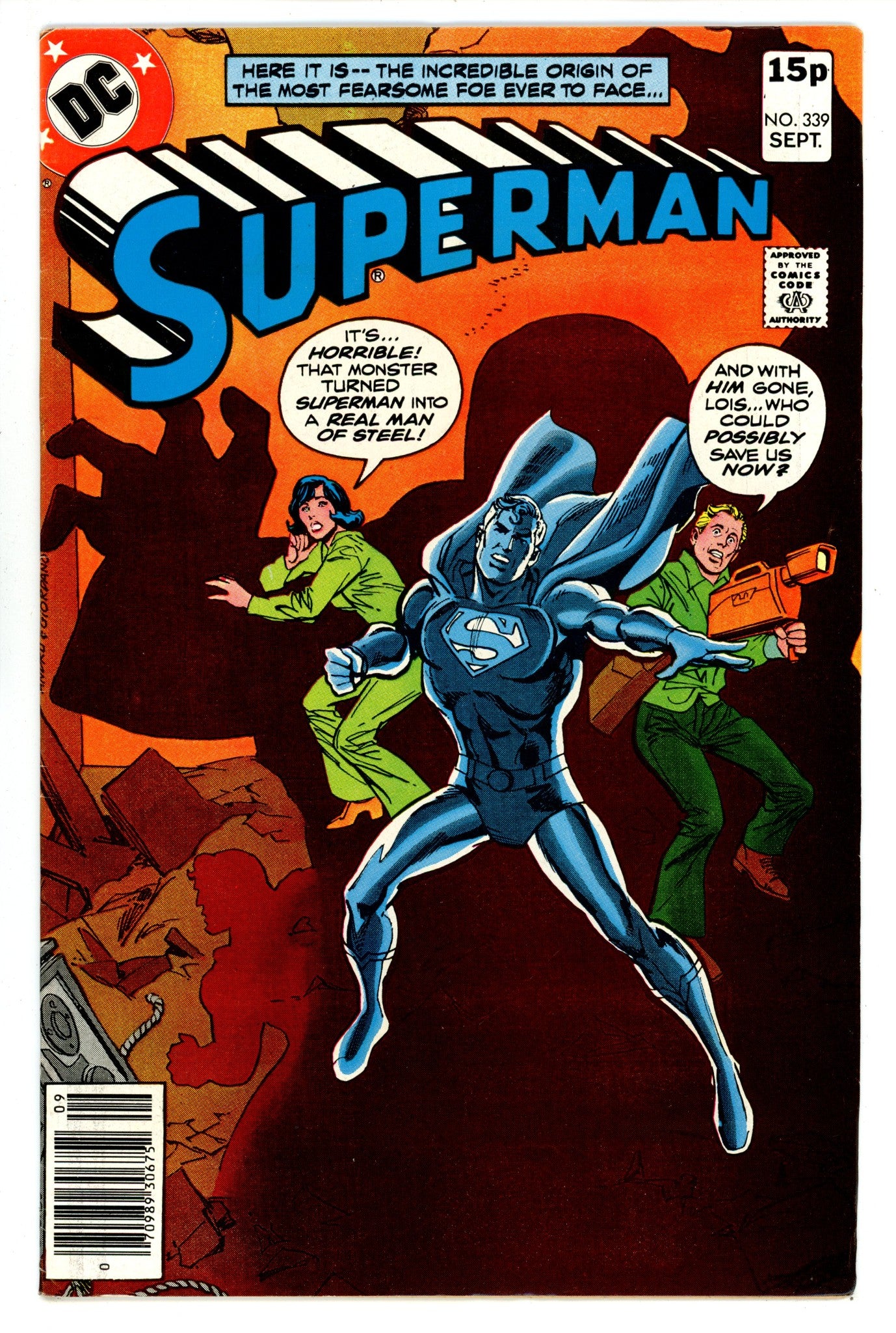 Superman Vol 1 339 FN/VF (7.0) Pence (1979) 