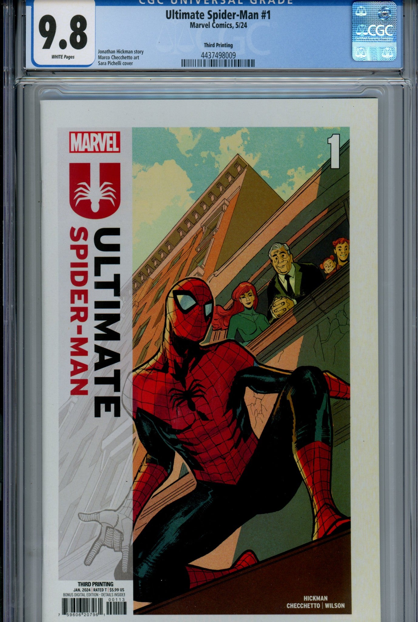 Ultimate Spider-Man Vol 2 1 CGC 9.8 (NM/M) (2024) 3rd Print 