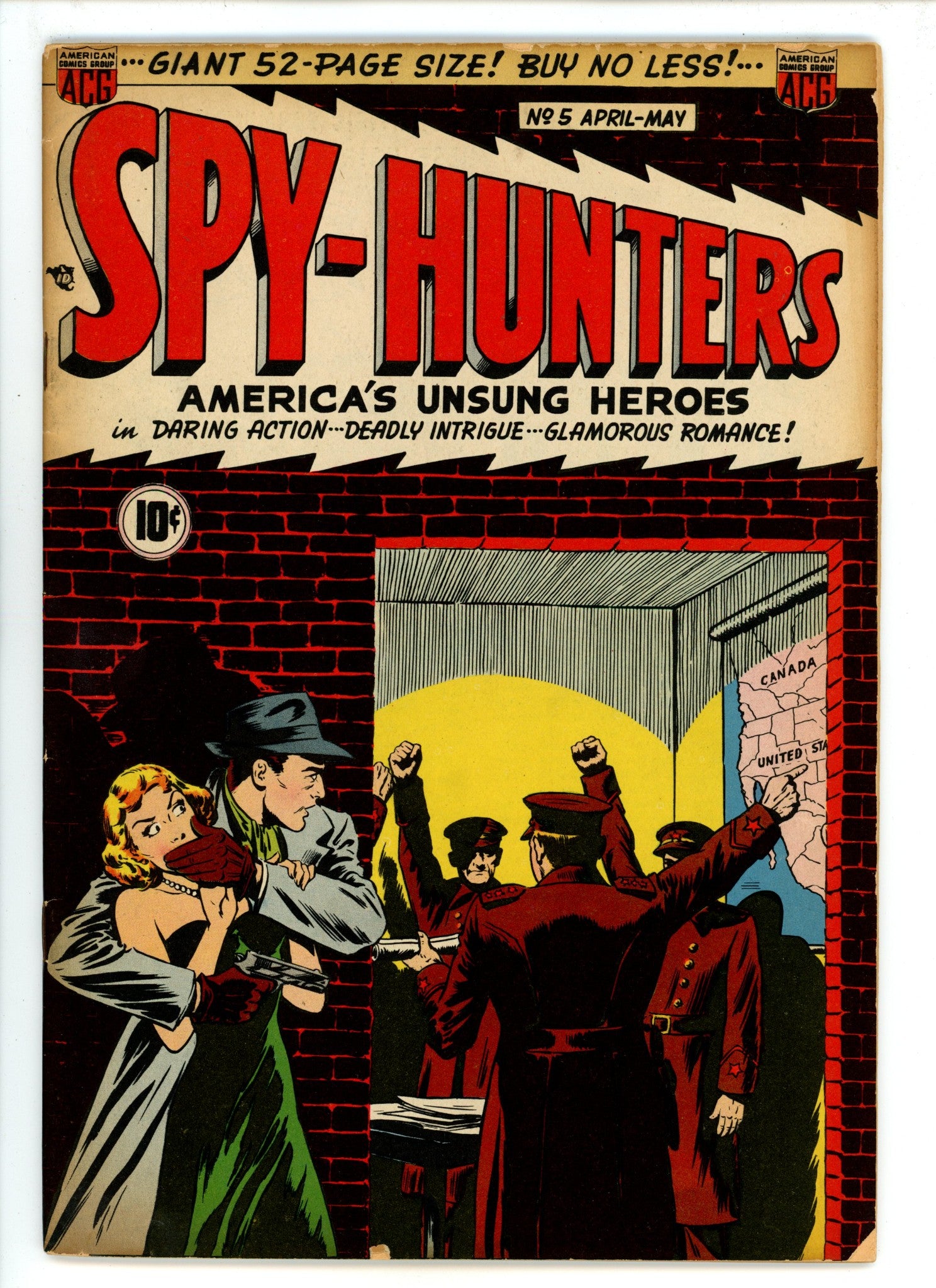 Spy-Hunters 5 VG/FN (5.0) (1950) 