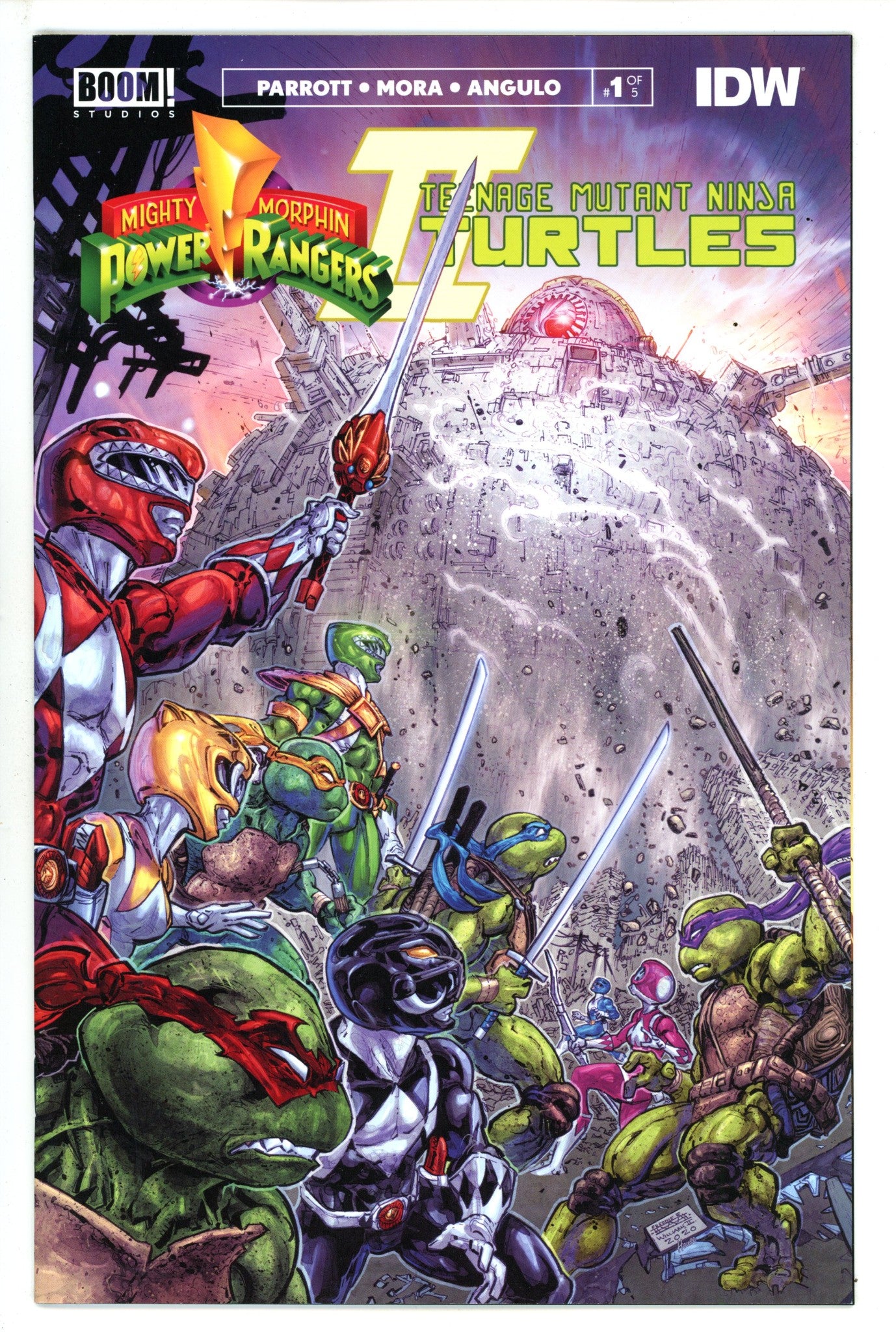 Mighty Morphin Power Rangers / Teenage Mutant Ninja Turtles Vol 2 1 NM (9.4) (2023) II Exclusive Variant 