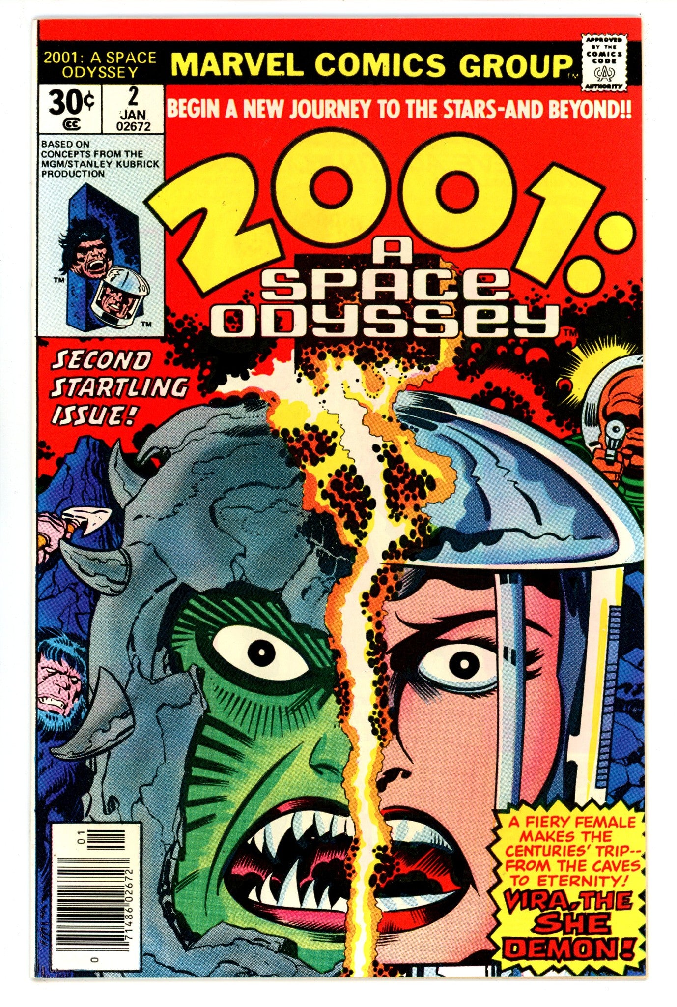 2001, A Space Odyssey  2  VF/NM (9.0)  (1977)   