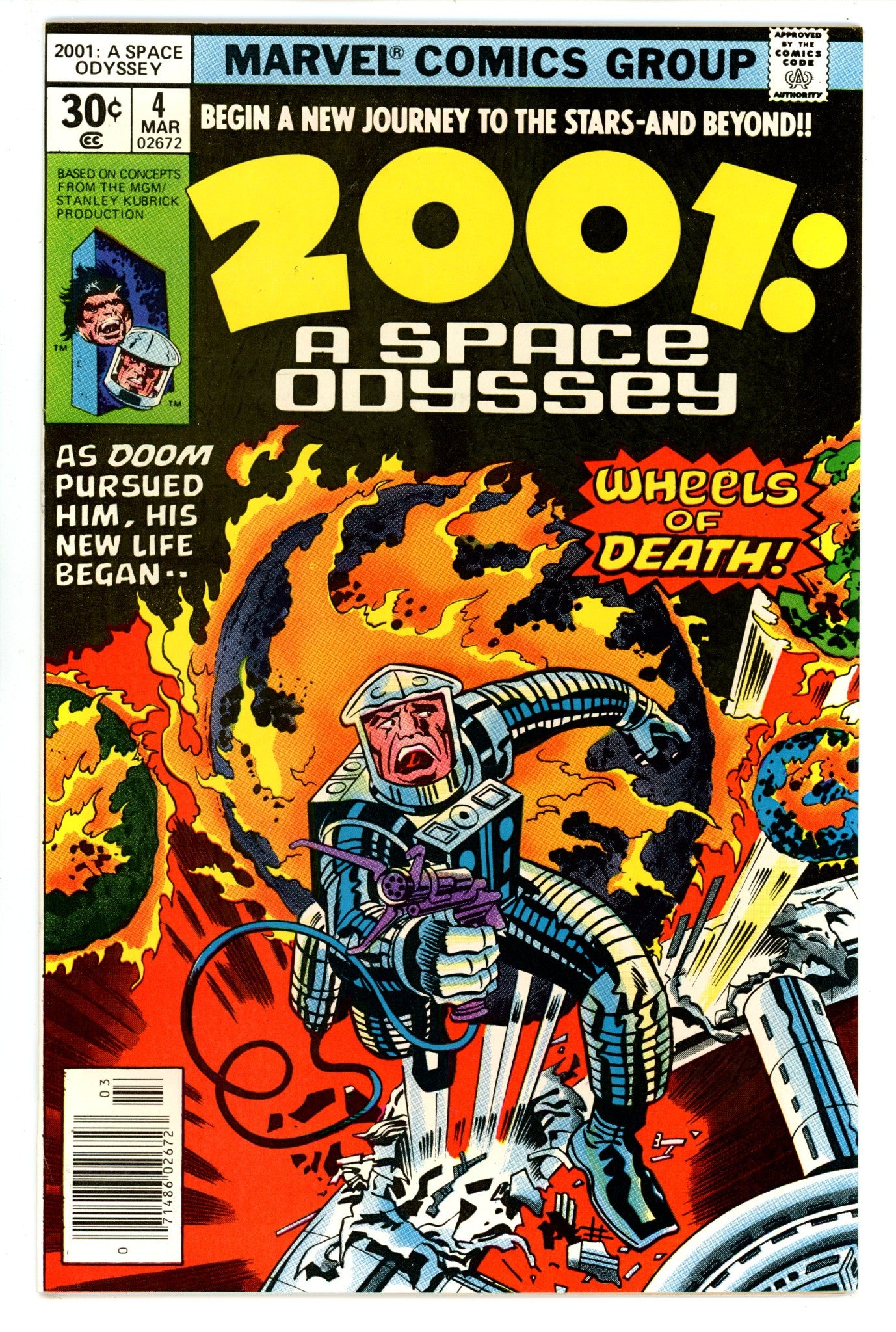 2001, A Space Odyssey  4  VF+ (8.5)  (1977)   