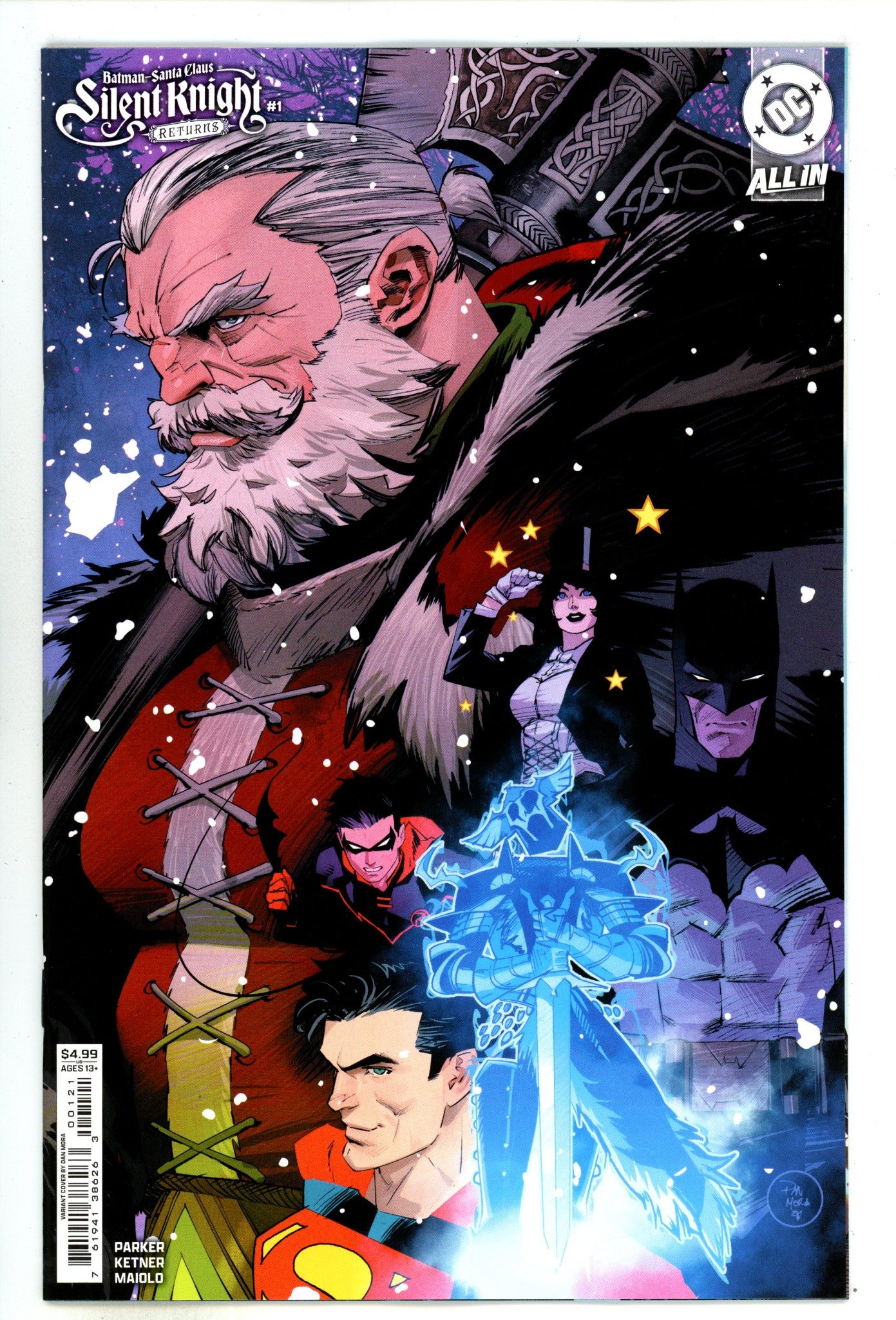 Batman Santa Claus Silent Knight Returns 1 Mora Variant (2024)