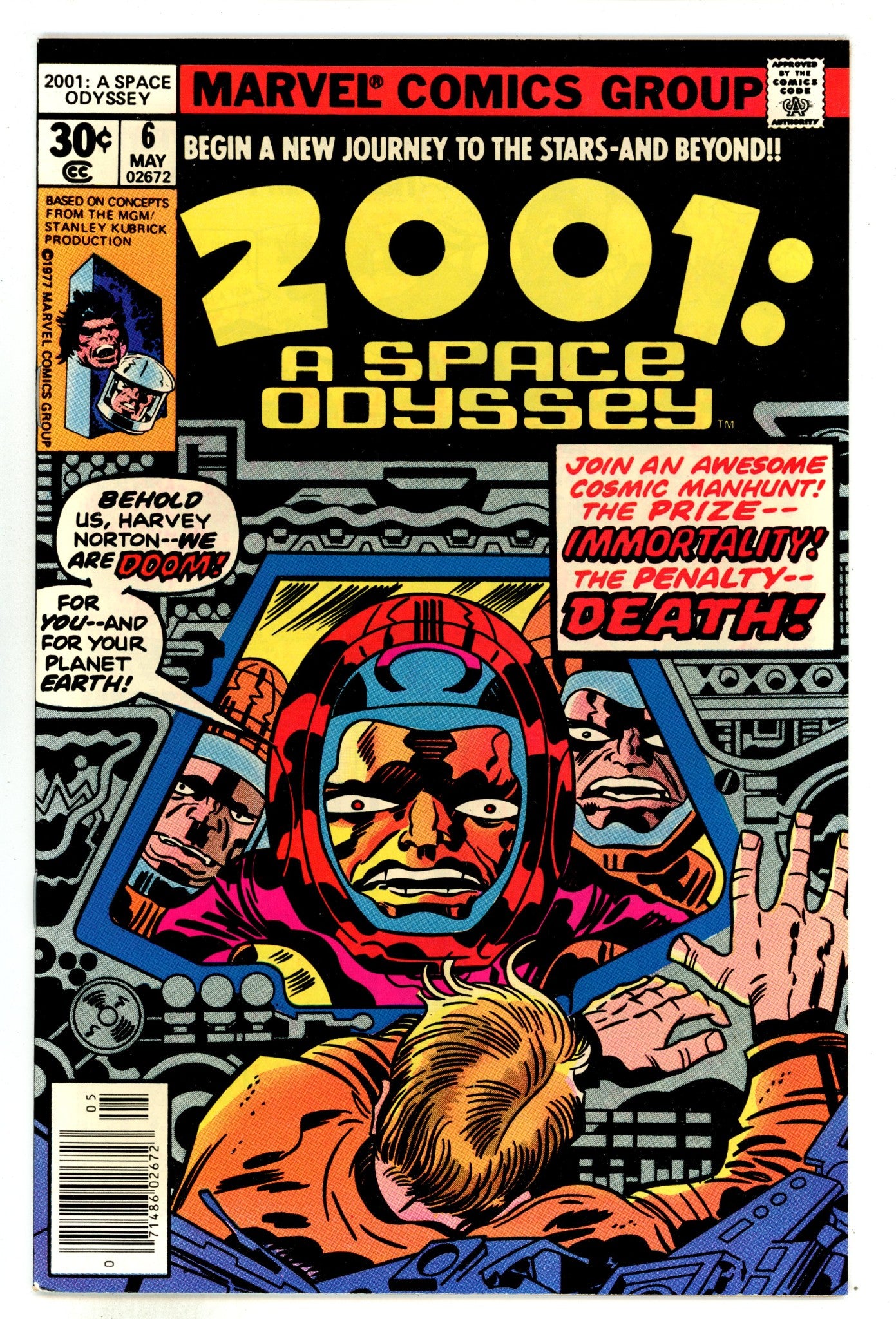 2001, A Space Odyssey 6 NM- (9.2) (1977) 