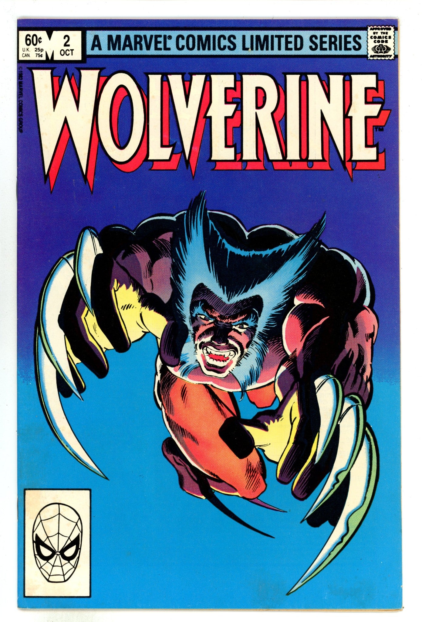 Wolverine Vol 1 2 FN (6.0) (1982) 