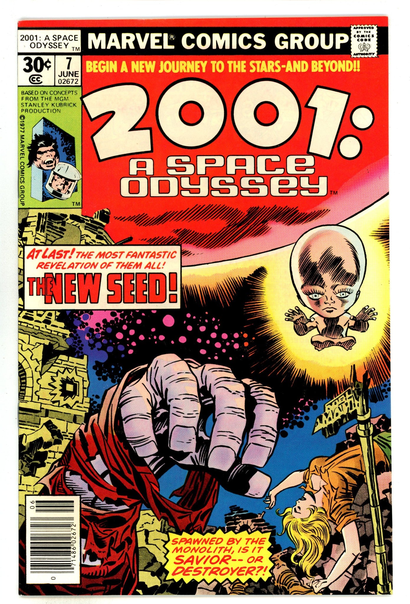 2001, A Space Odyssey 7 VF/NM (9.0) (1977) 