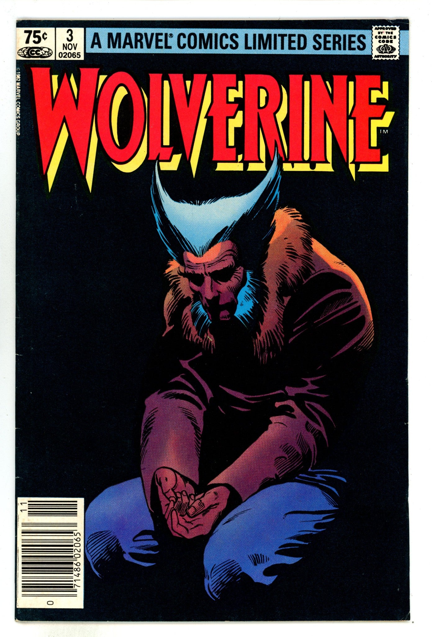 Wolverine Vol 1 3 FN/VF (7.0) (1982) Canadian Price Variant 