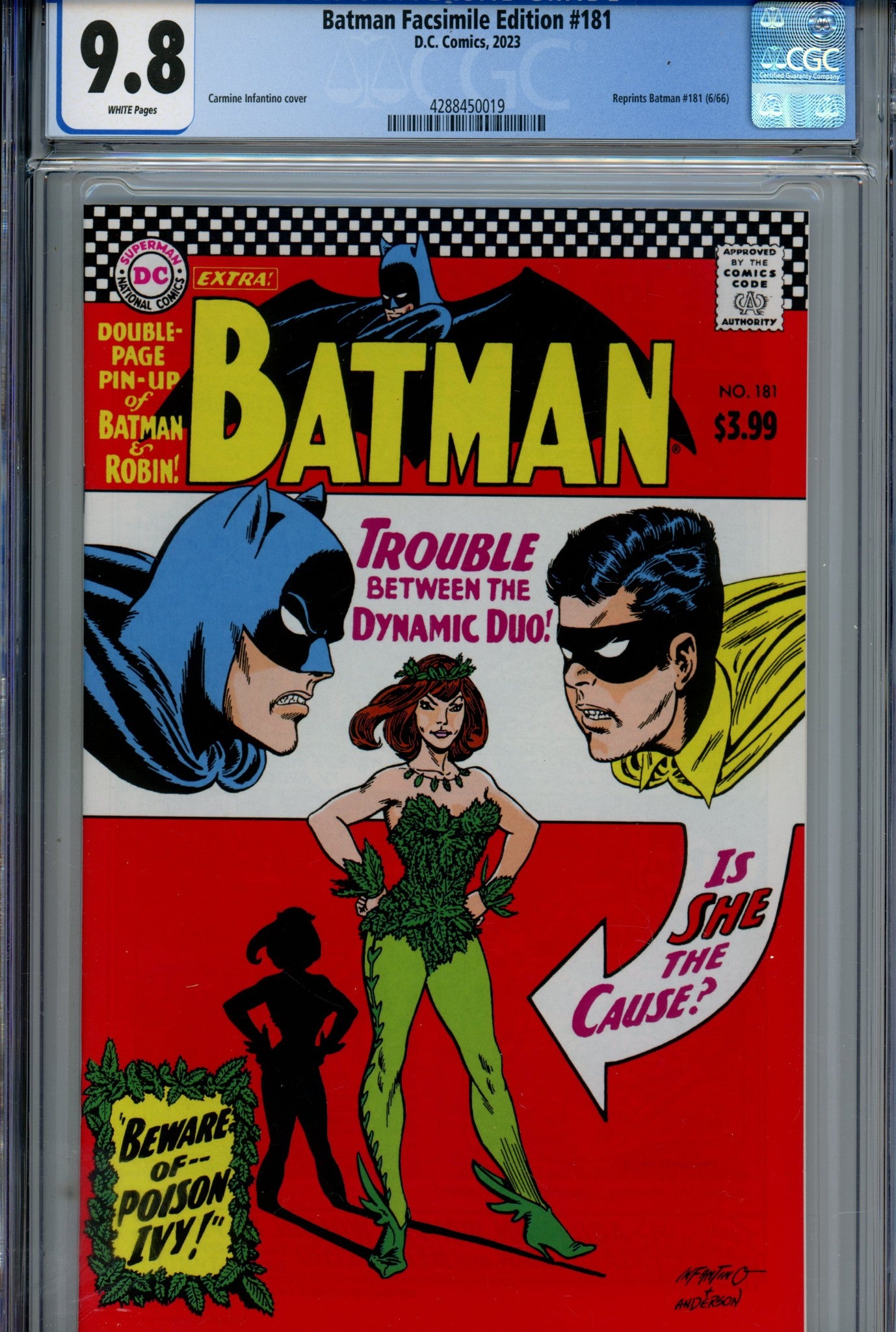 Batman Facsimile Edition Vol 1 181 9.8 (2023)