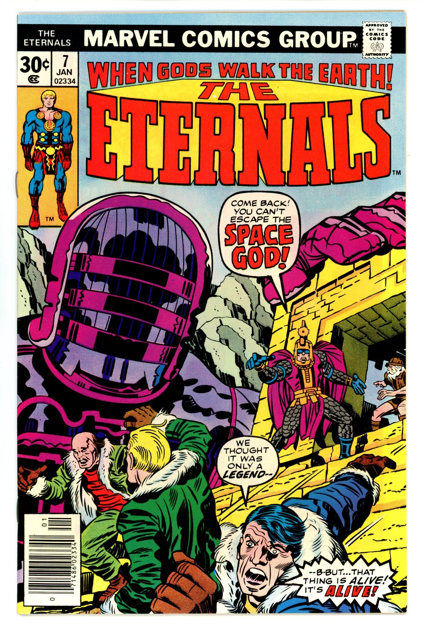 The Eternals Vol 1 7 VF/NM (9.0) (1977) 