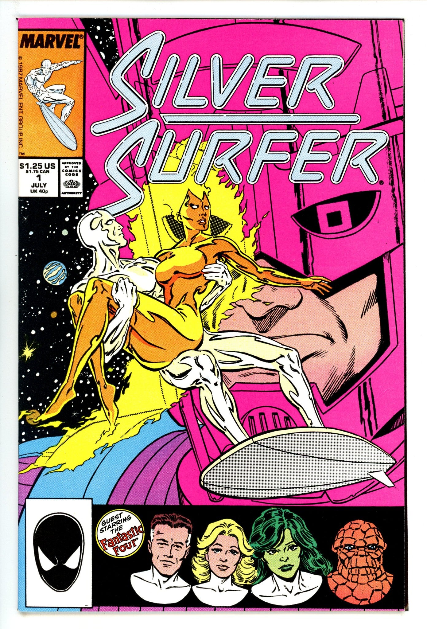 Silver Surfer Vol 3 1 VF/NM (9.0) (1987) 