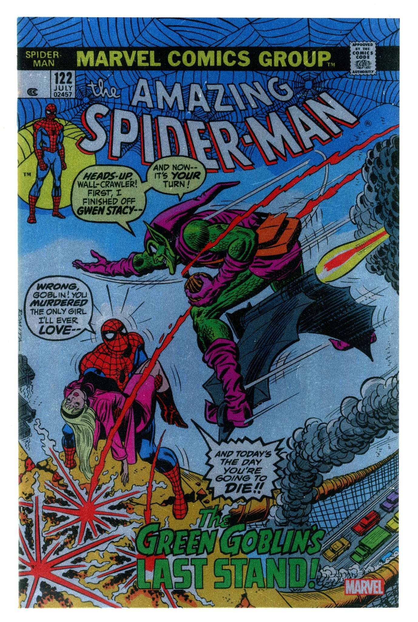 Amazing Spider-Man Vol 6 122 Foil Facsimile Exclusive Variant (2023)