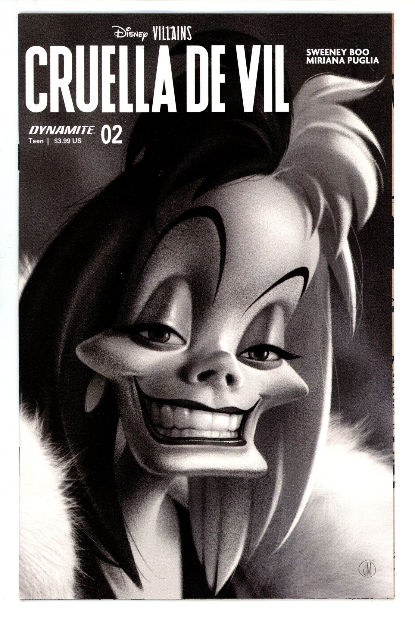 Disney Villains Cruella De Vil 2 Middleton B&W Incentive Variant (2024)