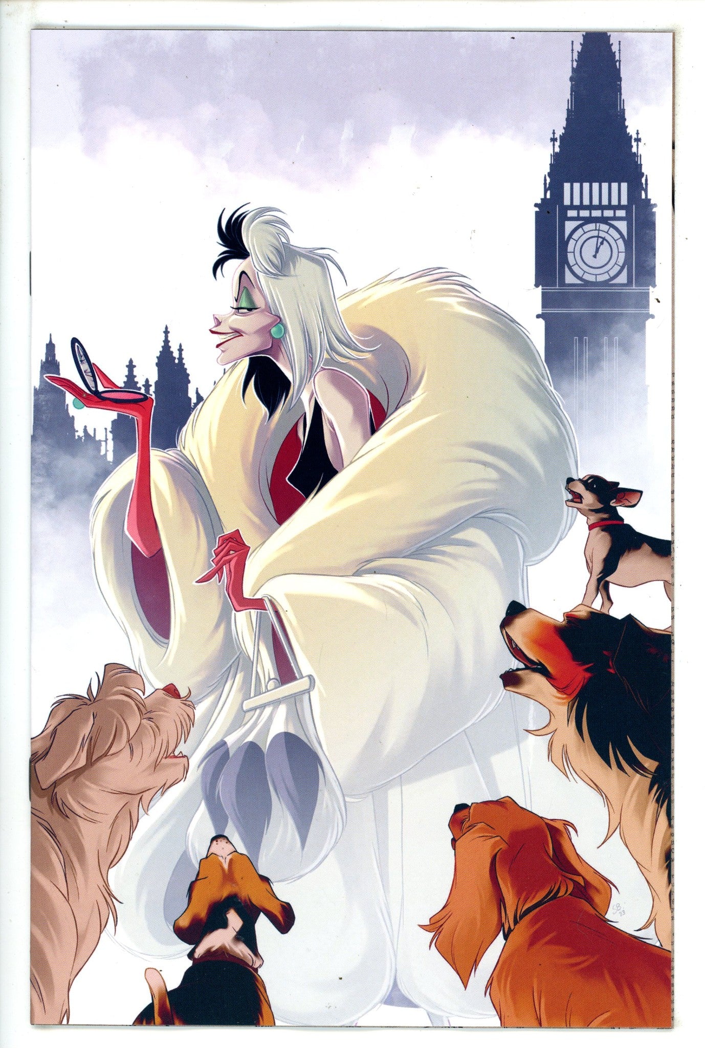 Disney Villains Cruella De Vil 1 Boo Virgin Incentive Variant VF/NM (2024)