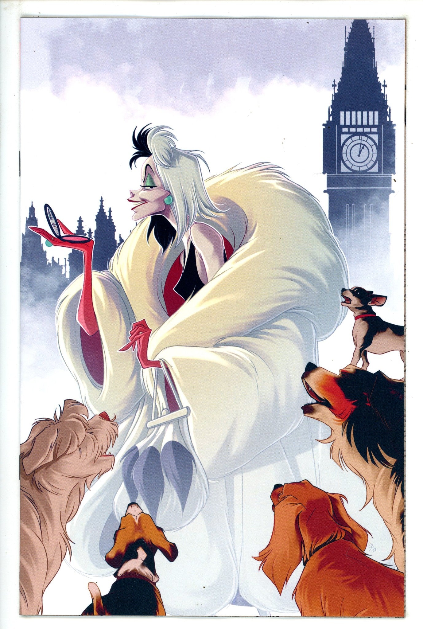 Disney Villains Cruella De Vil 1 Boo Virgin Incentive Variant NM (2024)