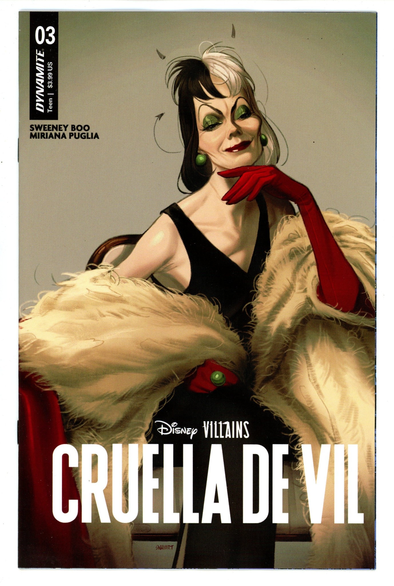 Disney Villains Cruella De Vil 3 Swaby Variant (2024)