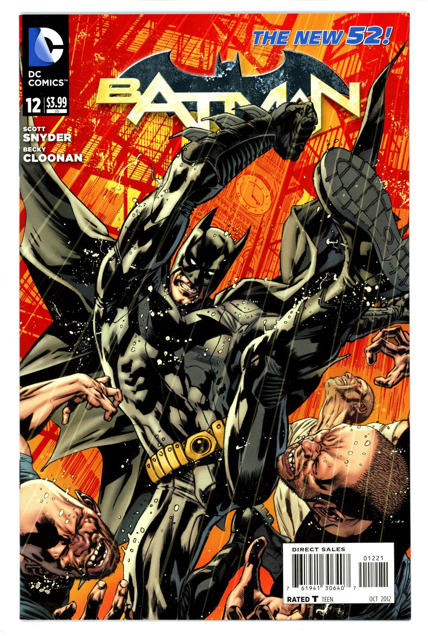 Batman Vol 2 12 NM- (9.2) (2012) Hitch Incentive Variant 