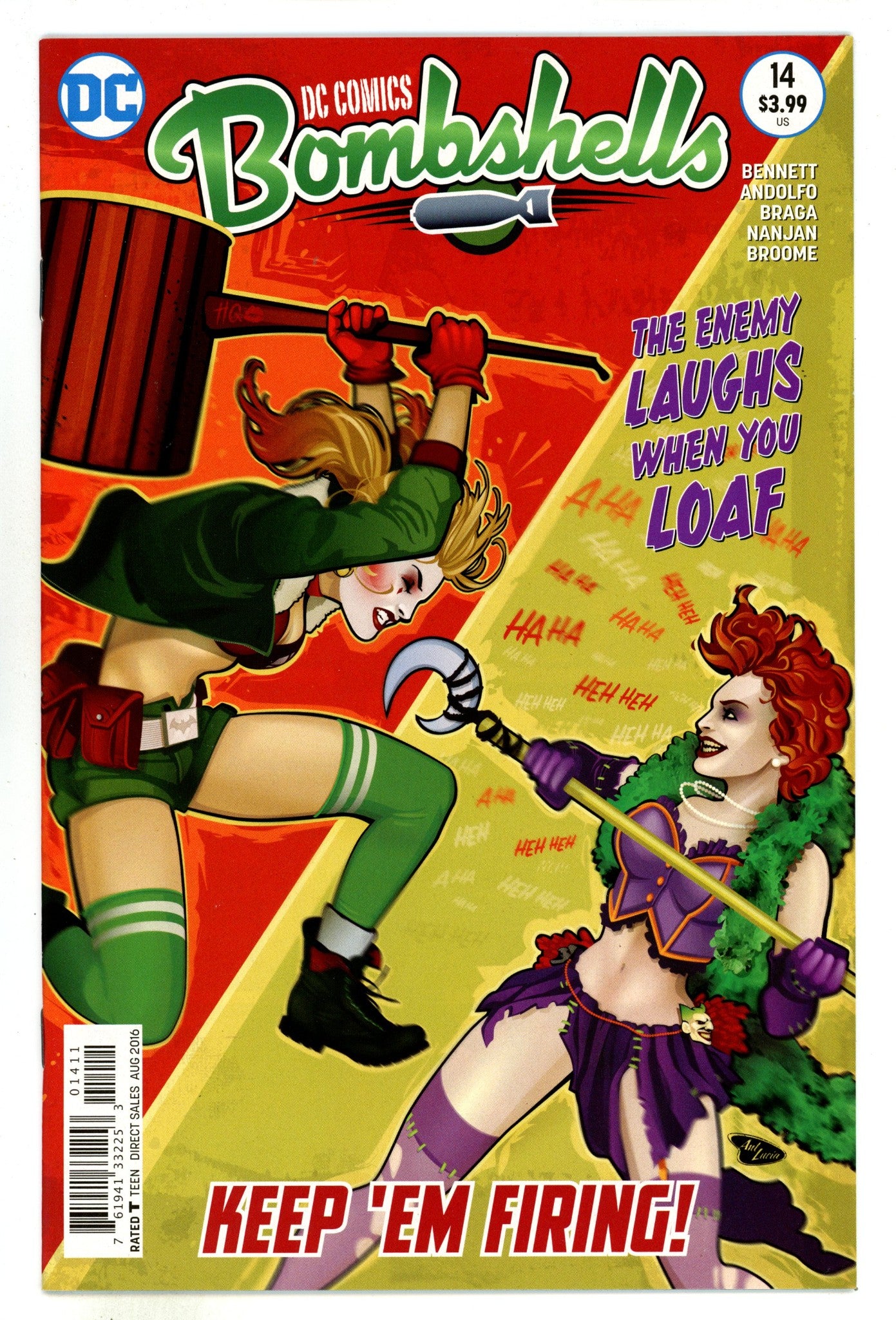 DC Comics: Bombshells 14 High Grade (2016) 