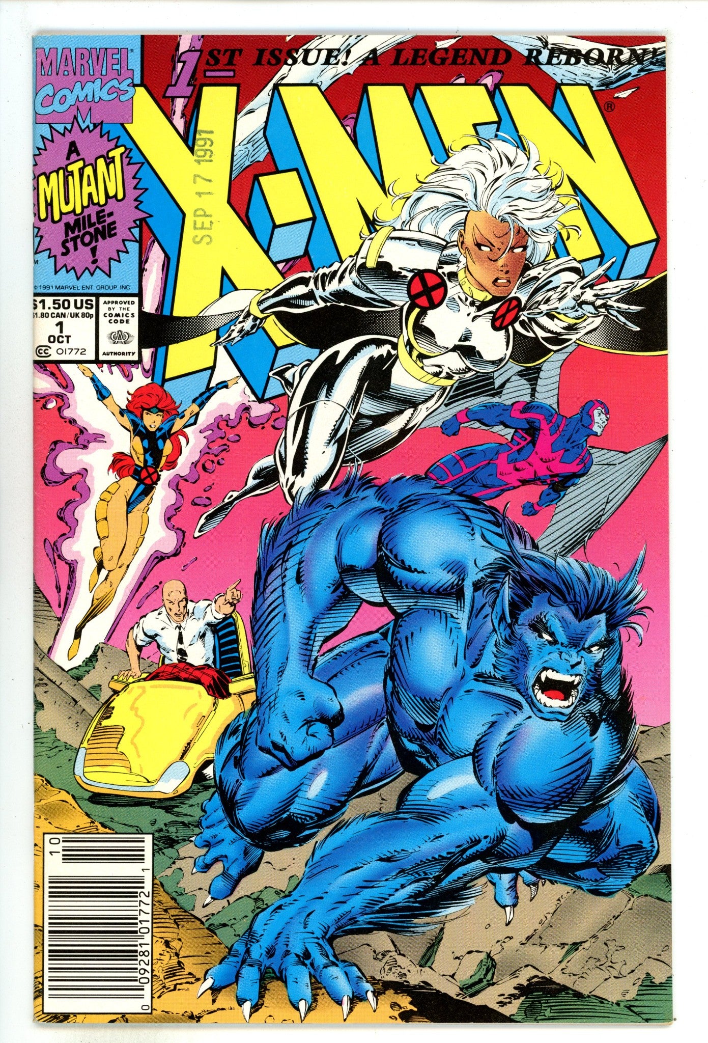 X-Men Vol 1 1 FN/VF (7.0) (1991) Newsstand 