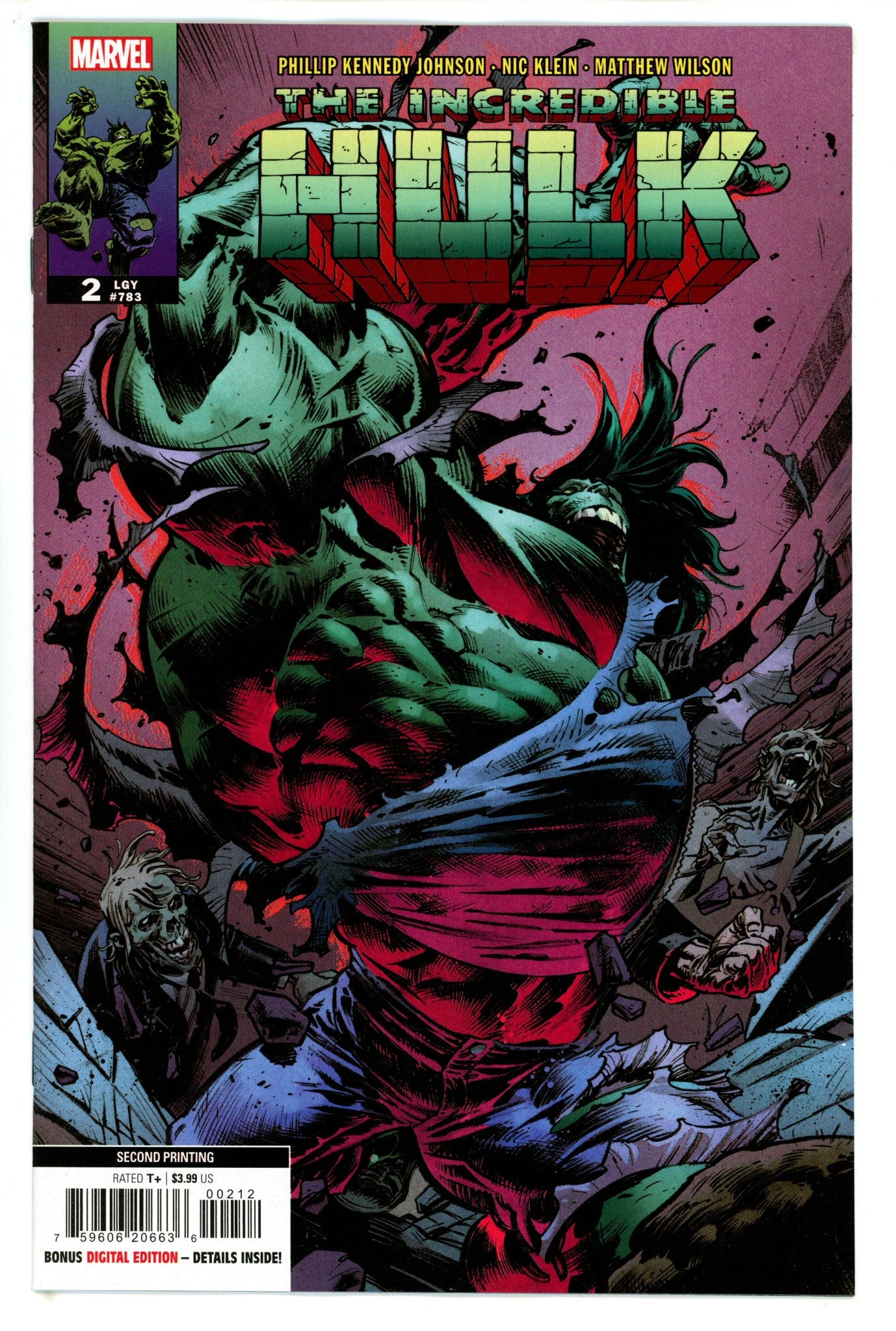 Incredible Hulk Vol 4 2 Klein 2Nd Print (2023)